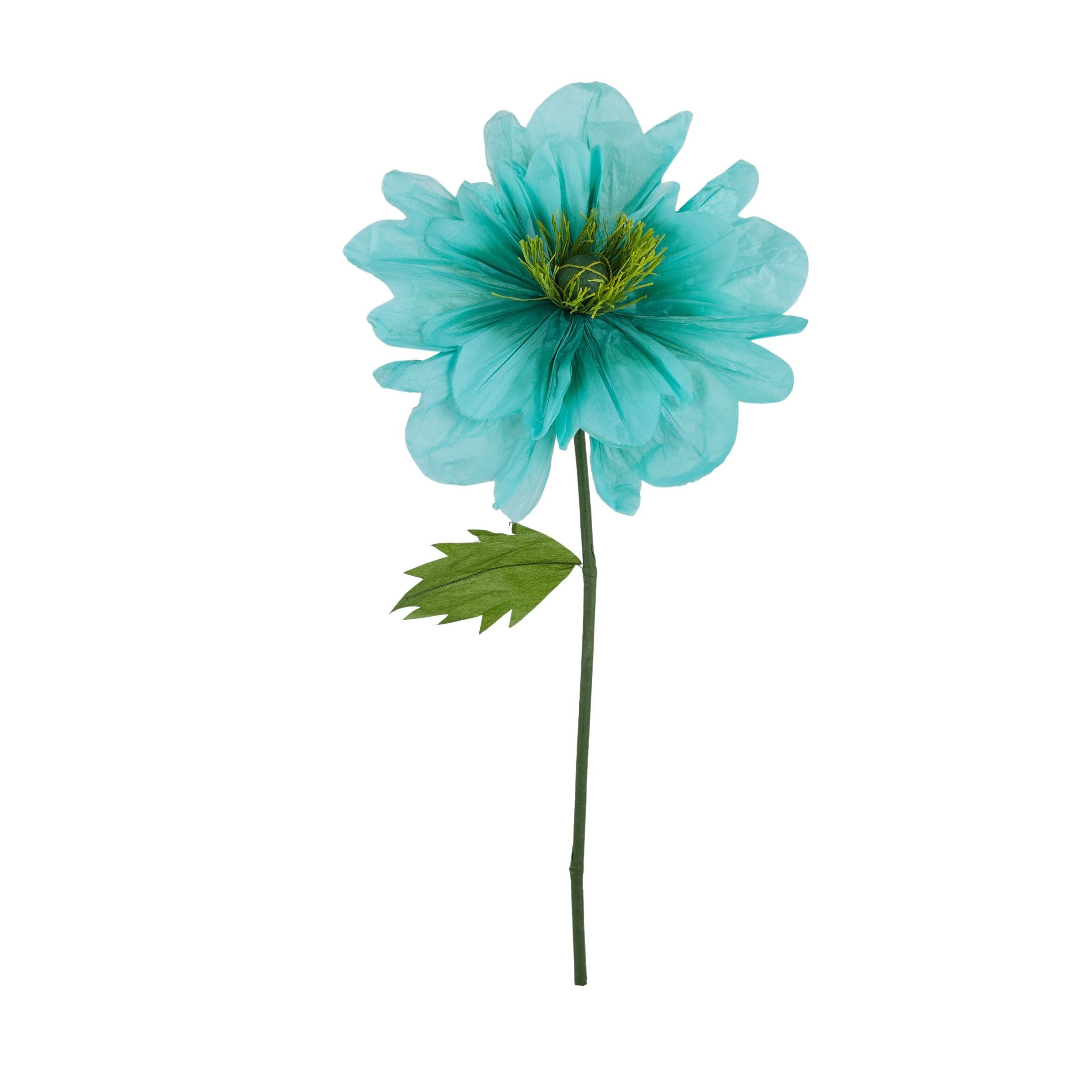 Life Botanic Poppy Paper Flower Jade