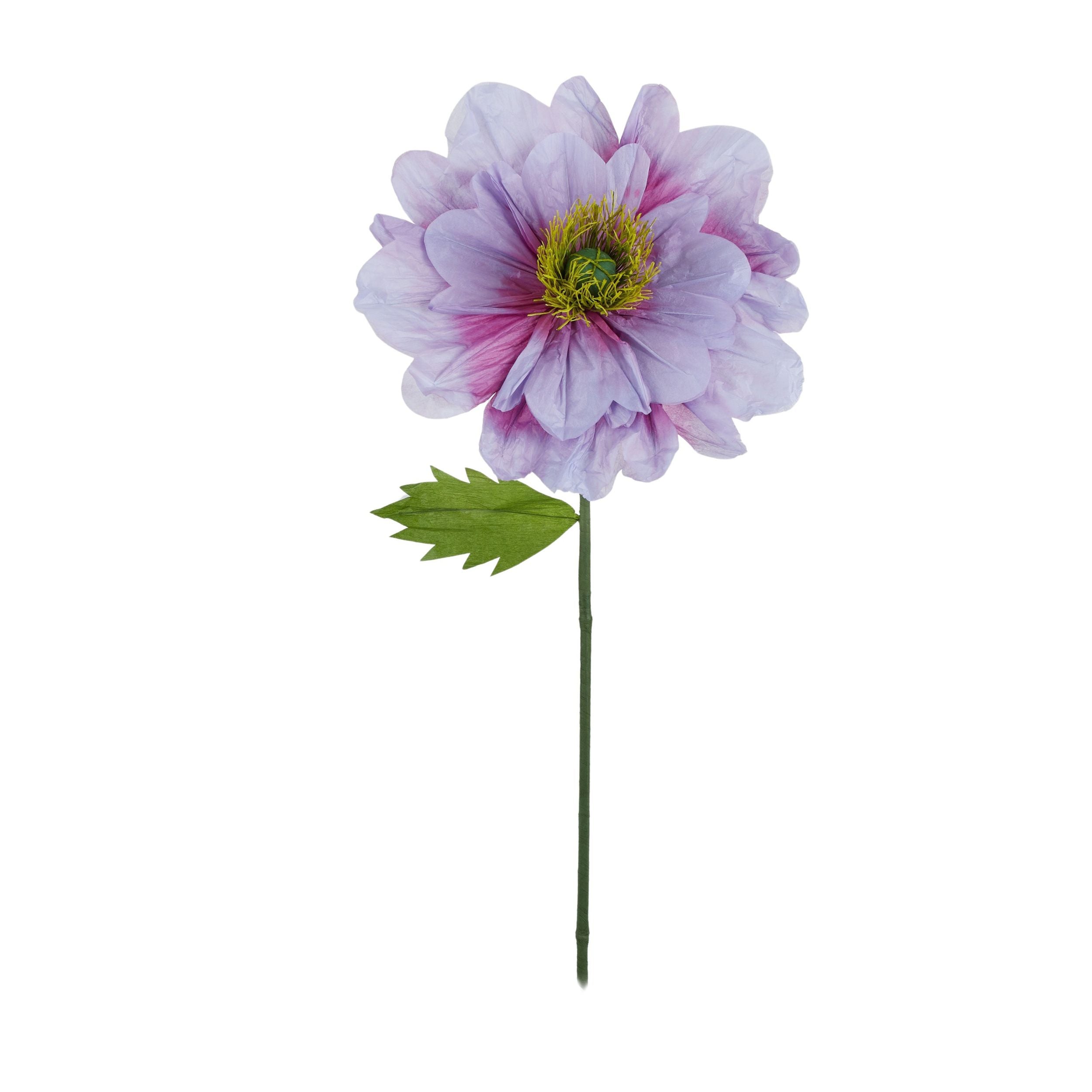 Life Botanic Poppy Paper Flower Purple/Lilac