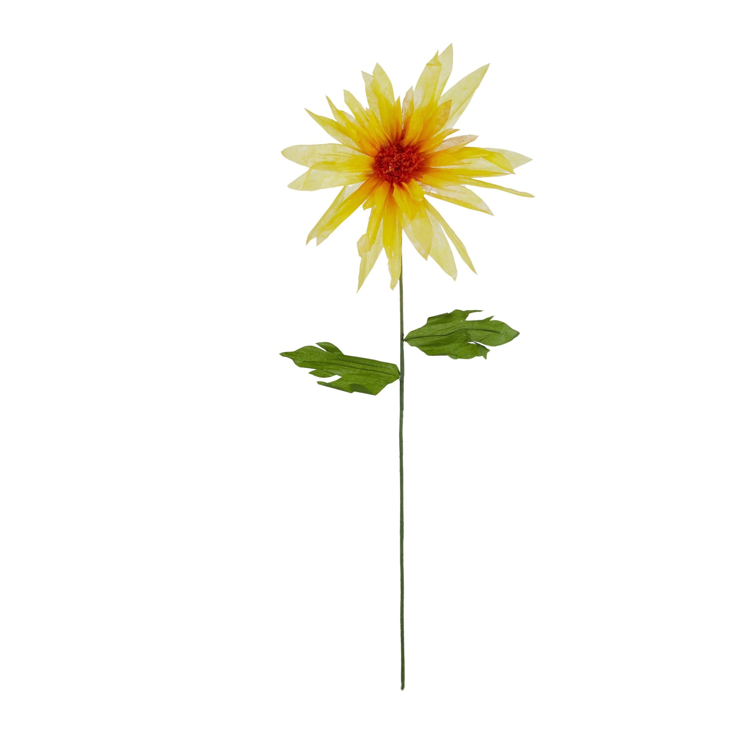 Life Botanic Daisy Paper Flower Yellow