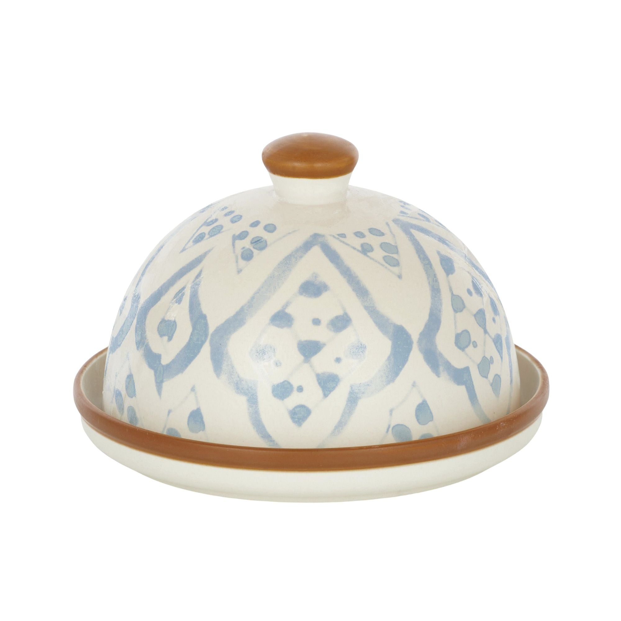 Assemble Aleah Ceramic Cheese/Butter Dome Blu