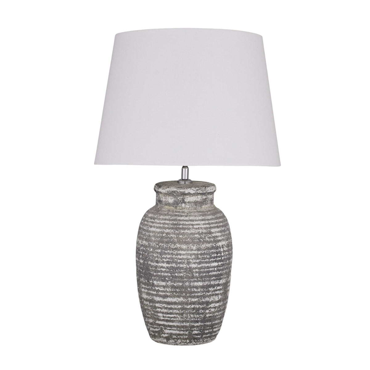 Coast To Coast Addie Ceramic Lamp Grey/Natural