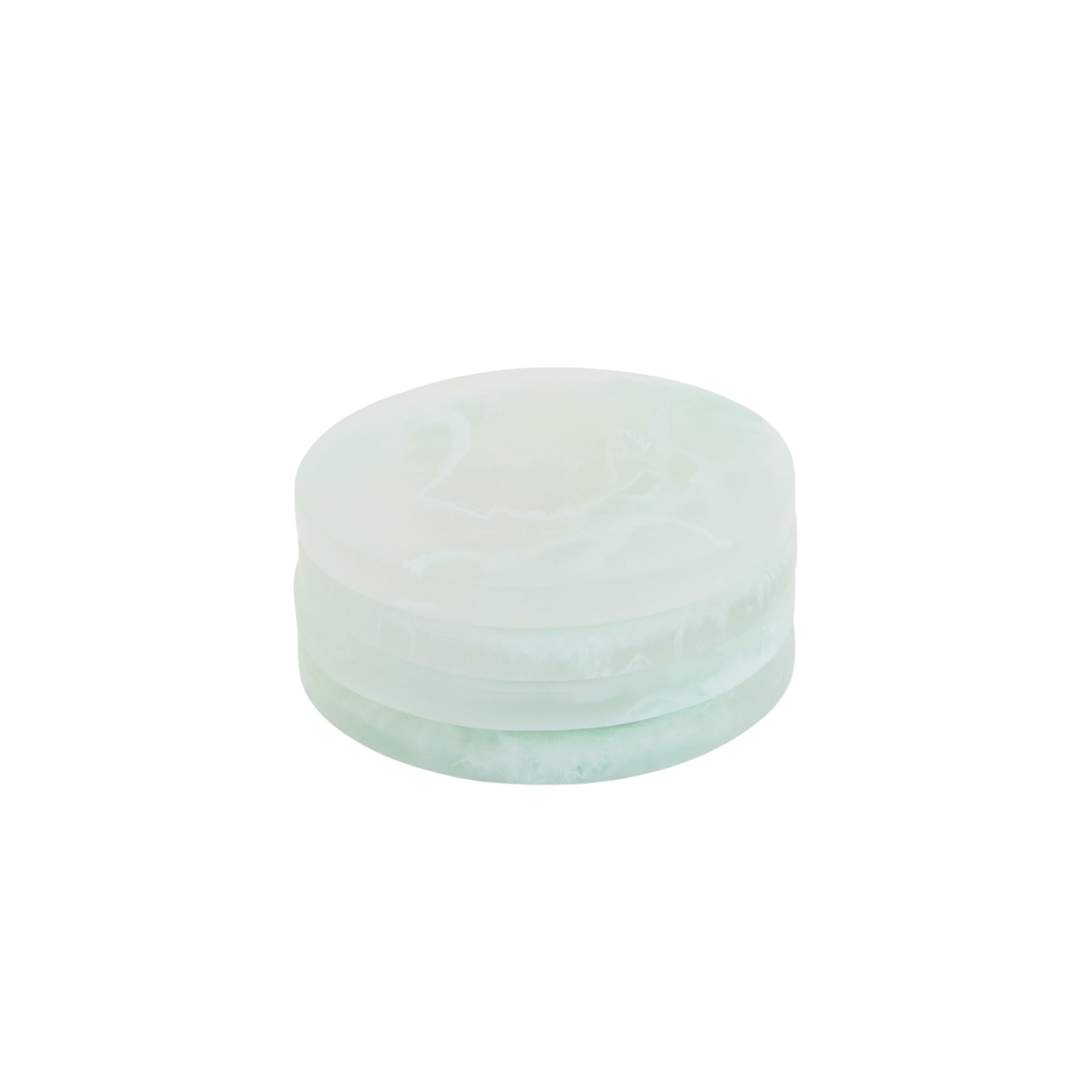 Assemble Kip Set of 4 Resin Coasters Mint