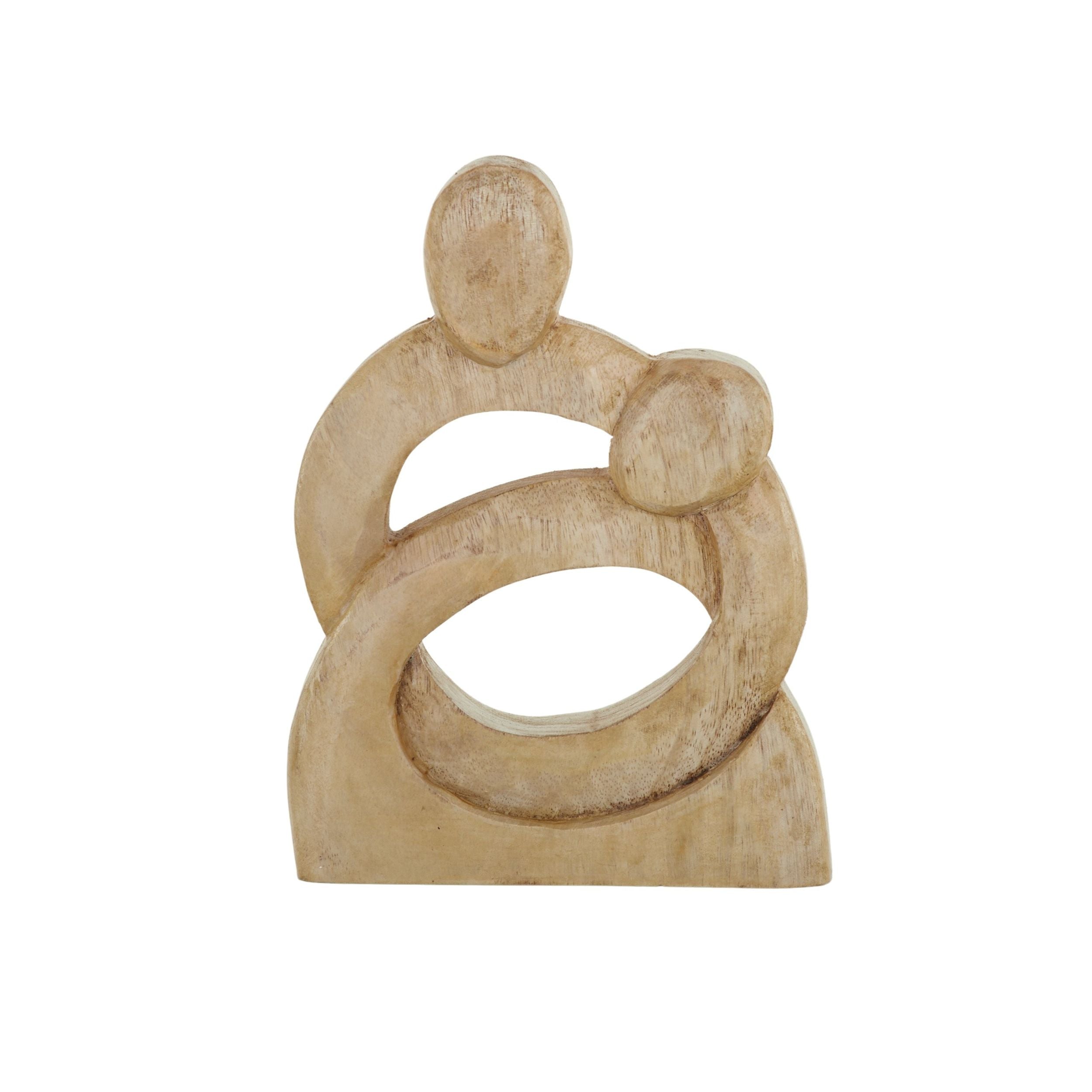 Coast To Coast Together Wood Sculpture Natural
