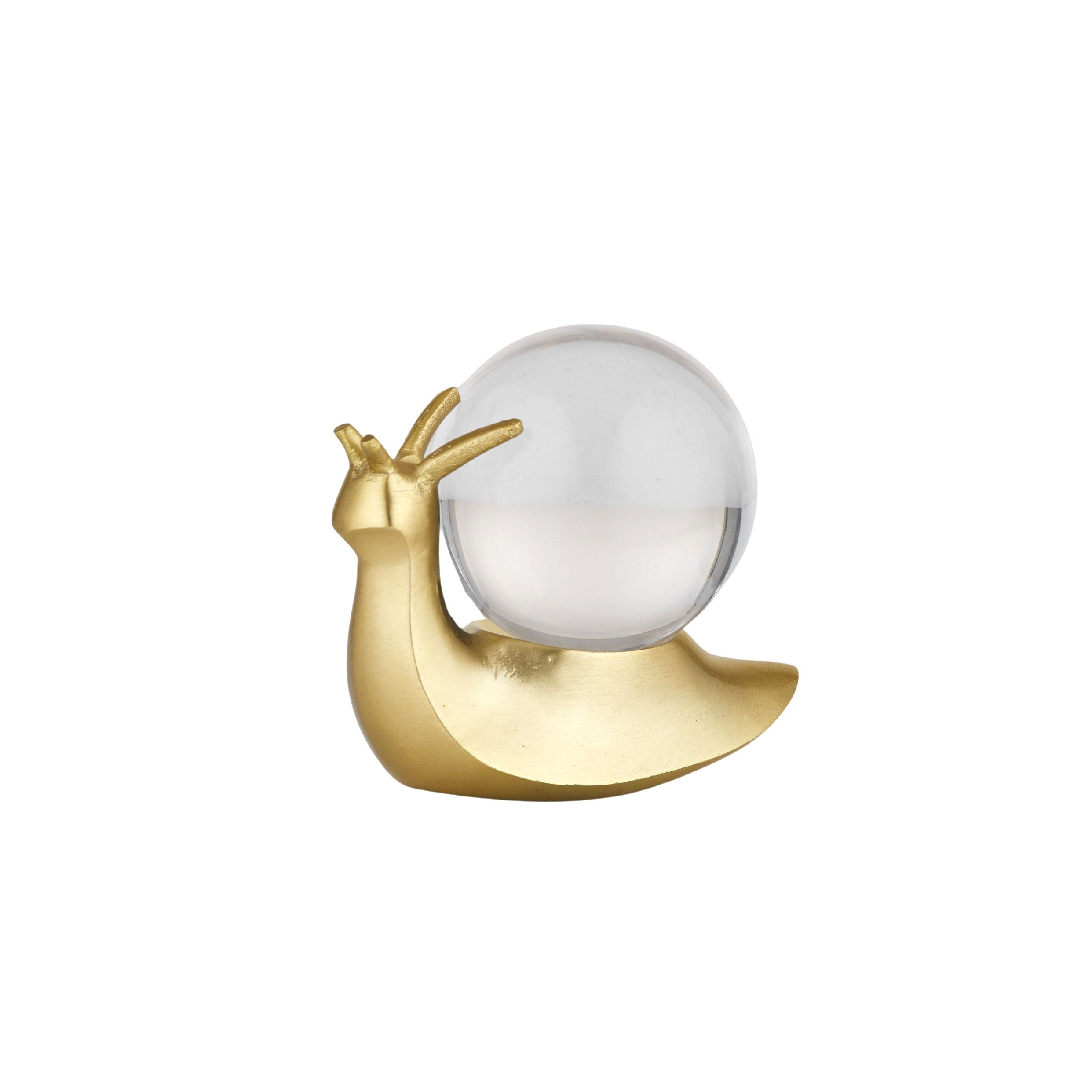 Coast To Coast Escargot Metal Ornament Gold