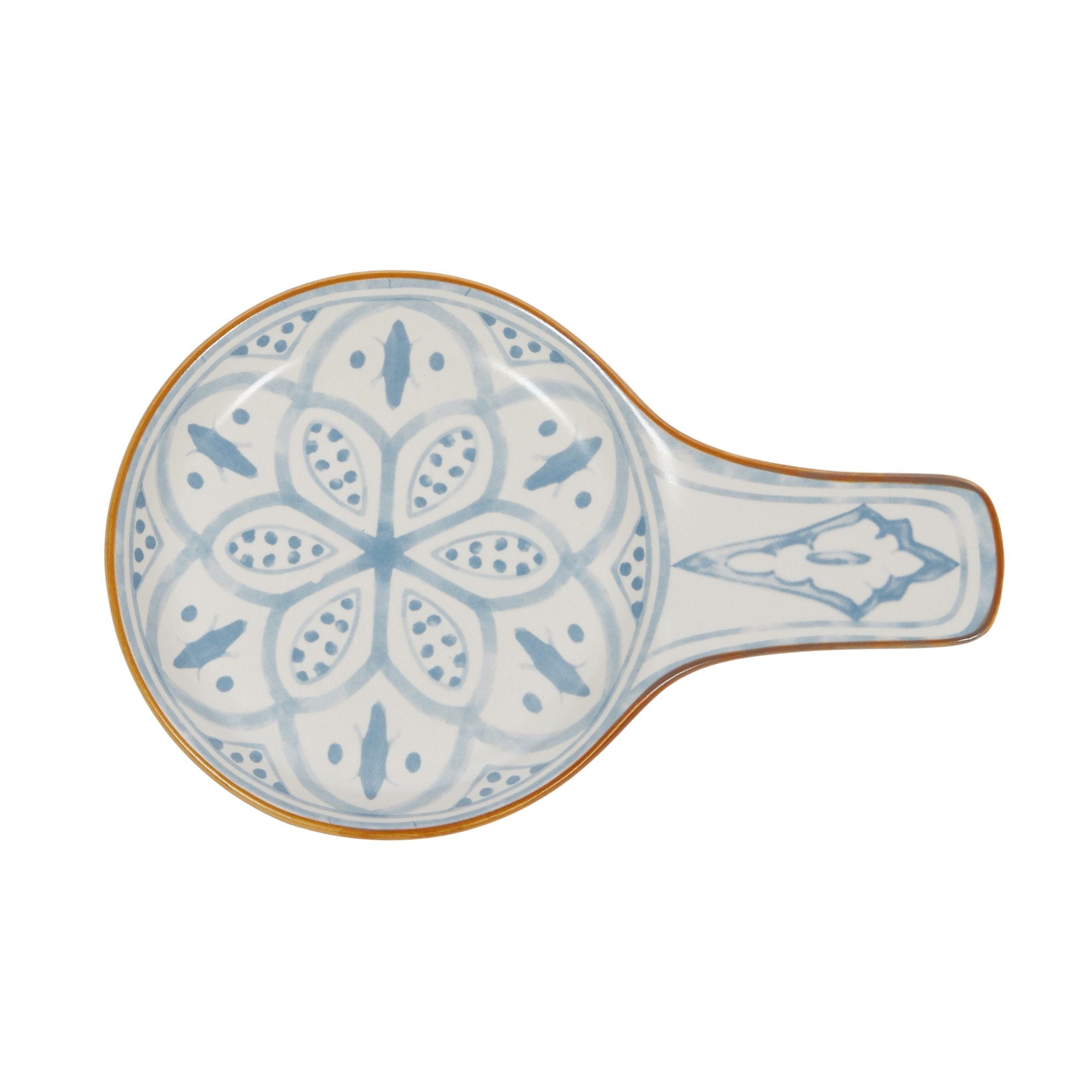 Assemble Aleah Ceramic Spoon Rest Blue
