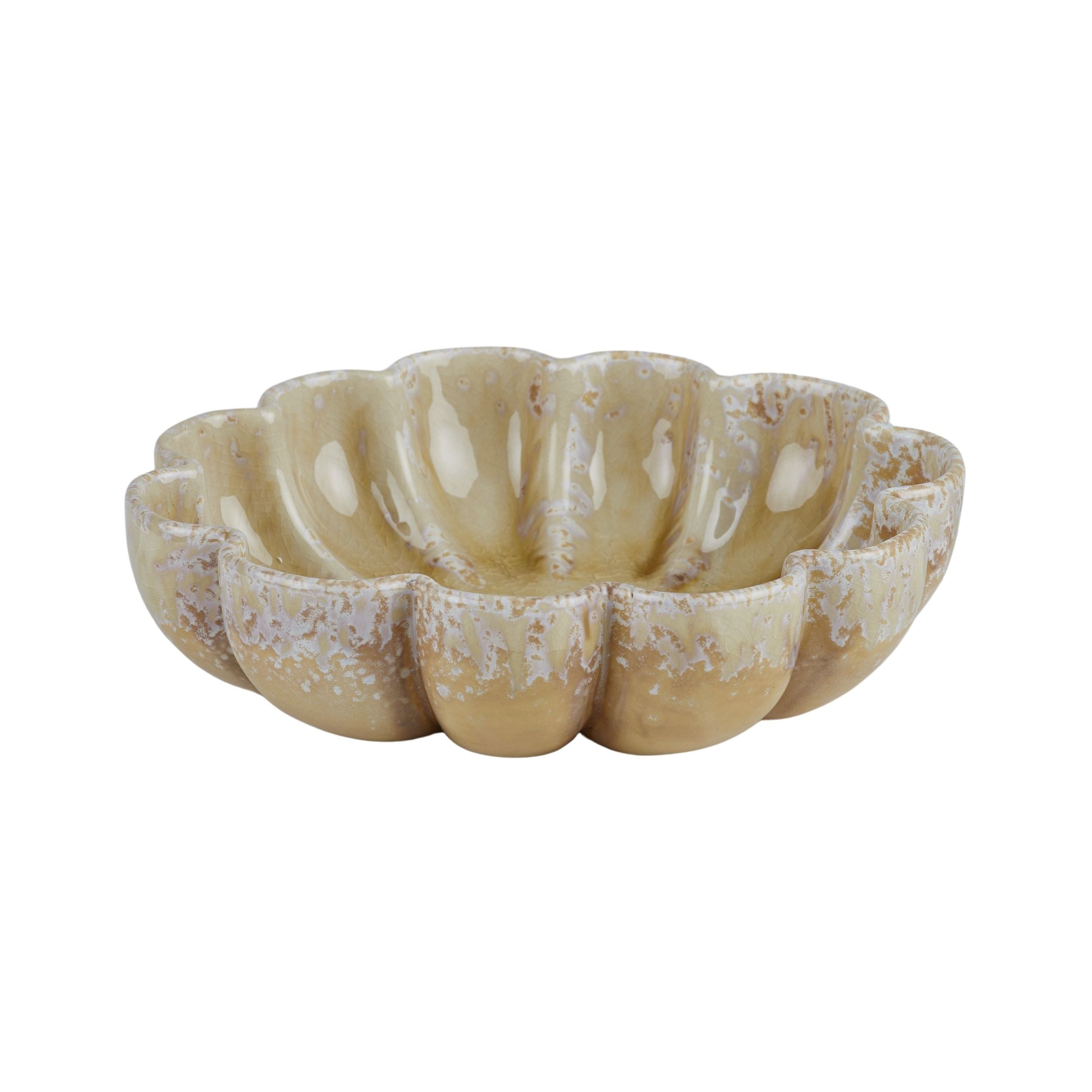 Coast To Coast Odessa Ceramic Bowl 21x5.5cm Natural