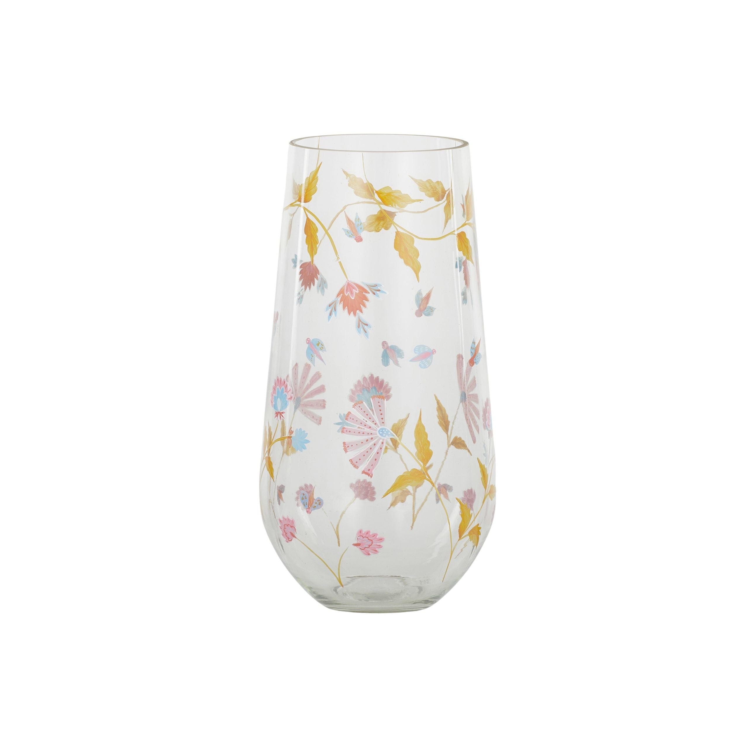 Coast To Coast Spring Glass Vase Clear/Multi