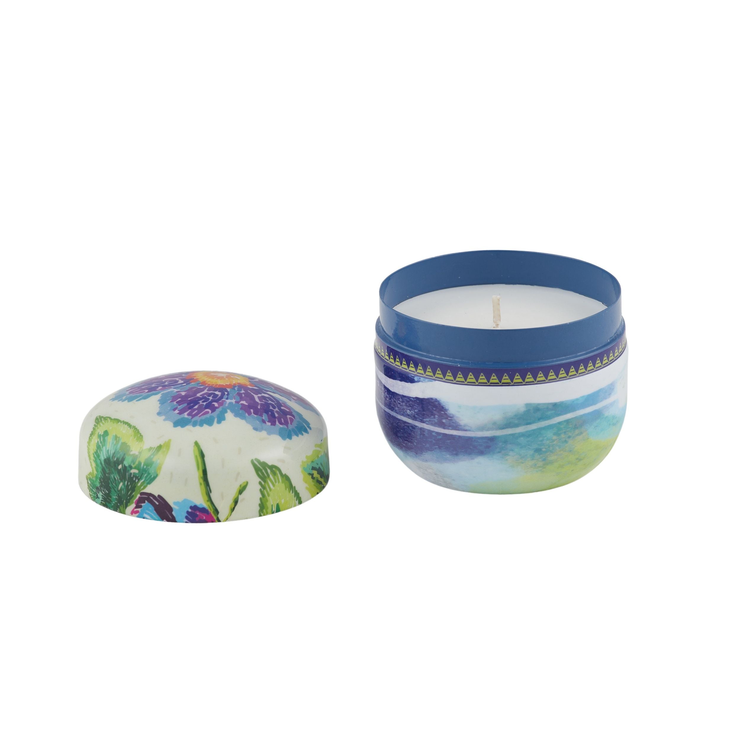 Elemental Sea Misted Santal Metal Candle Jar