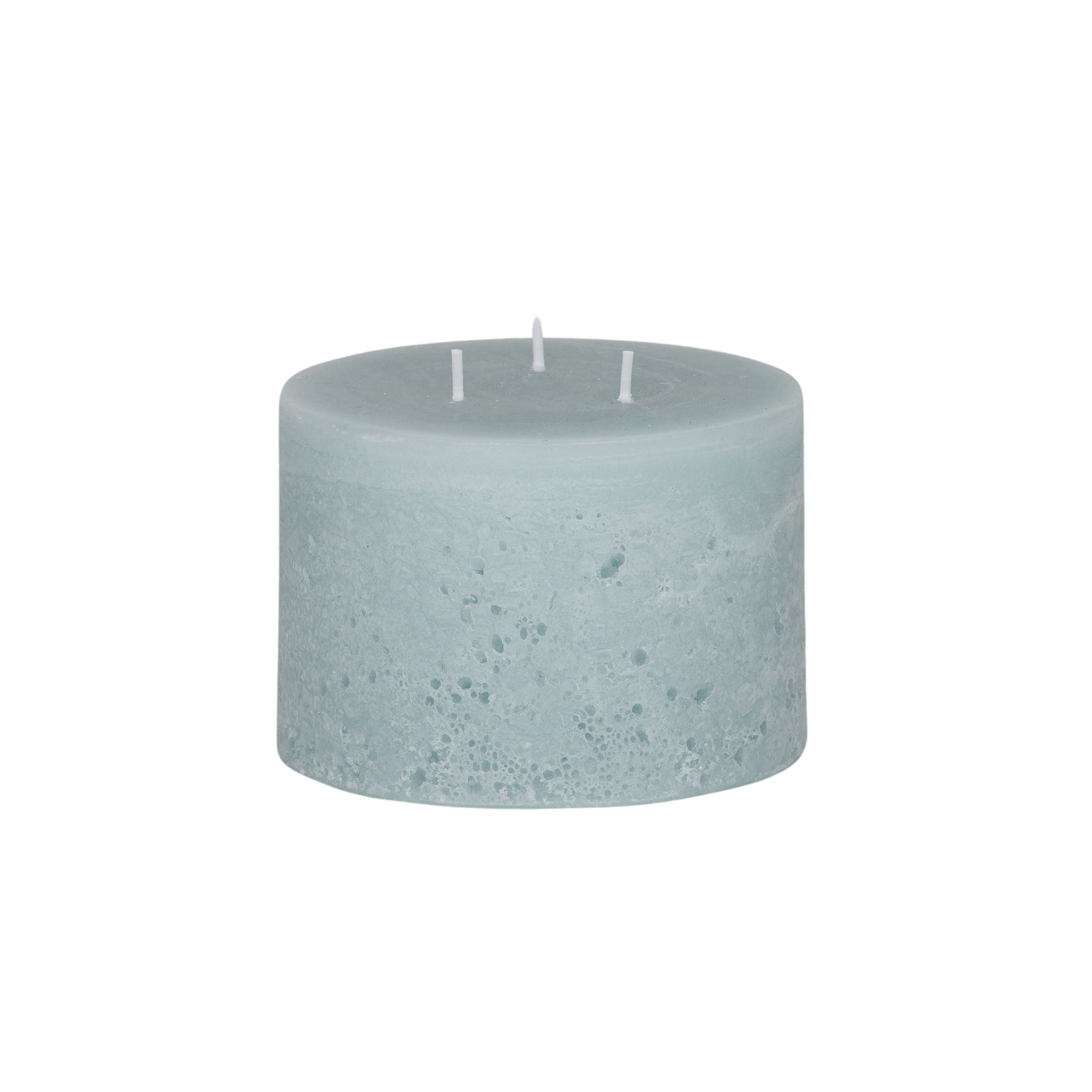 Elemental Terra Texture Pillar Candle 12x7.5cm Sky