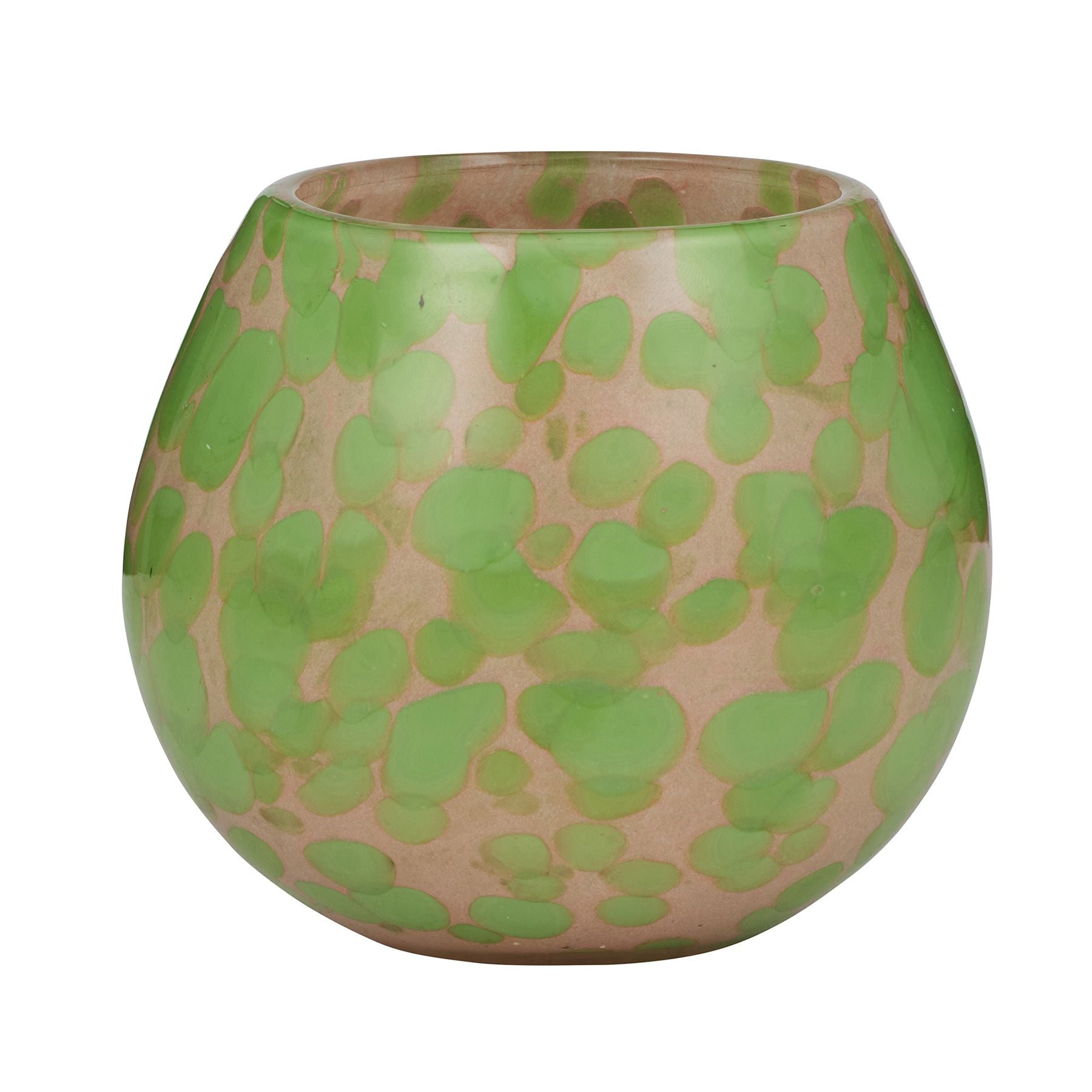 Coast To Coast Myoma 5% Glass Candle Pink/Green