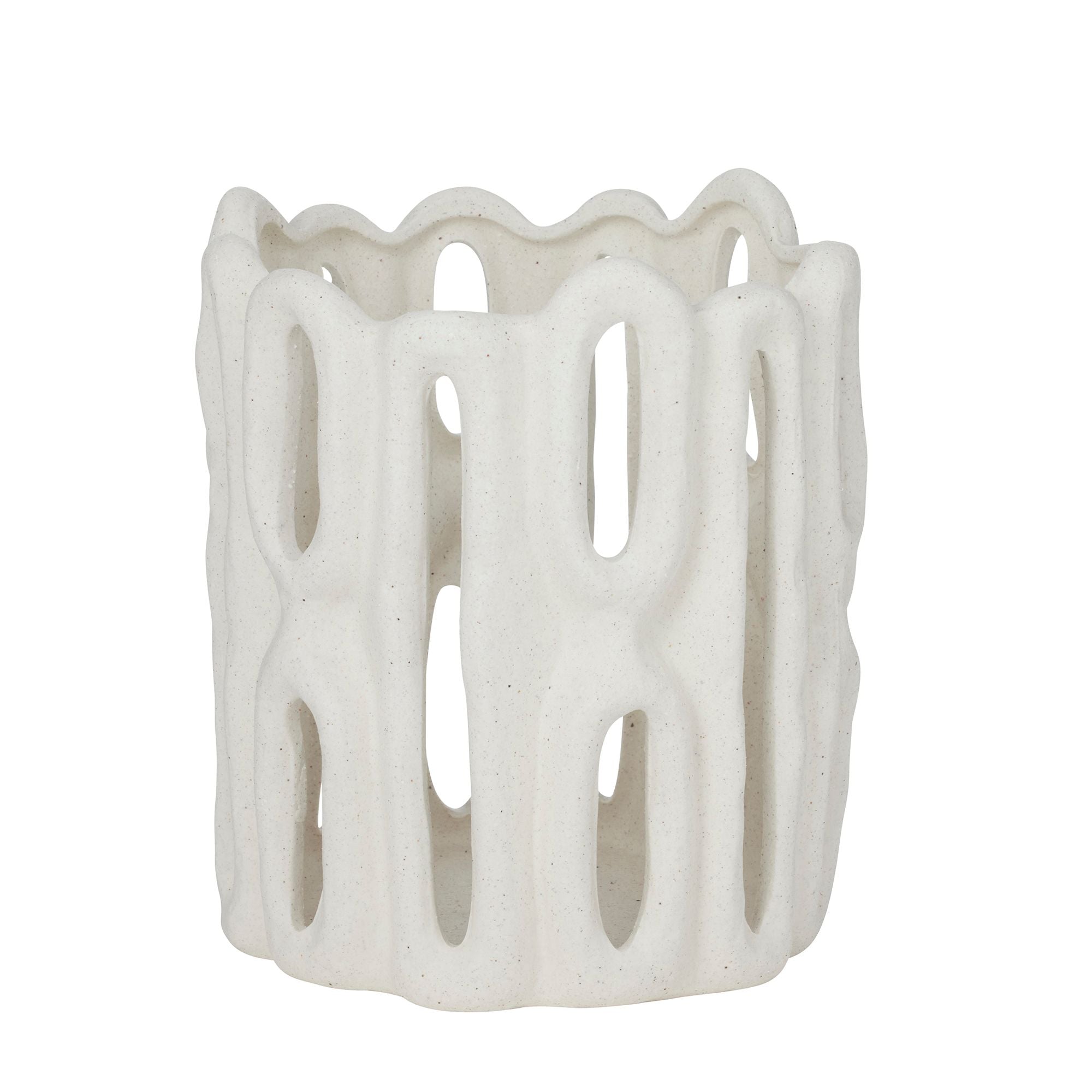 Coast To Coast Adwin Ceramic Hurricane 19x22cm Ivory