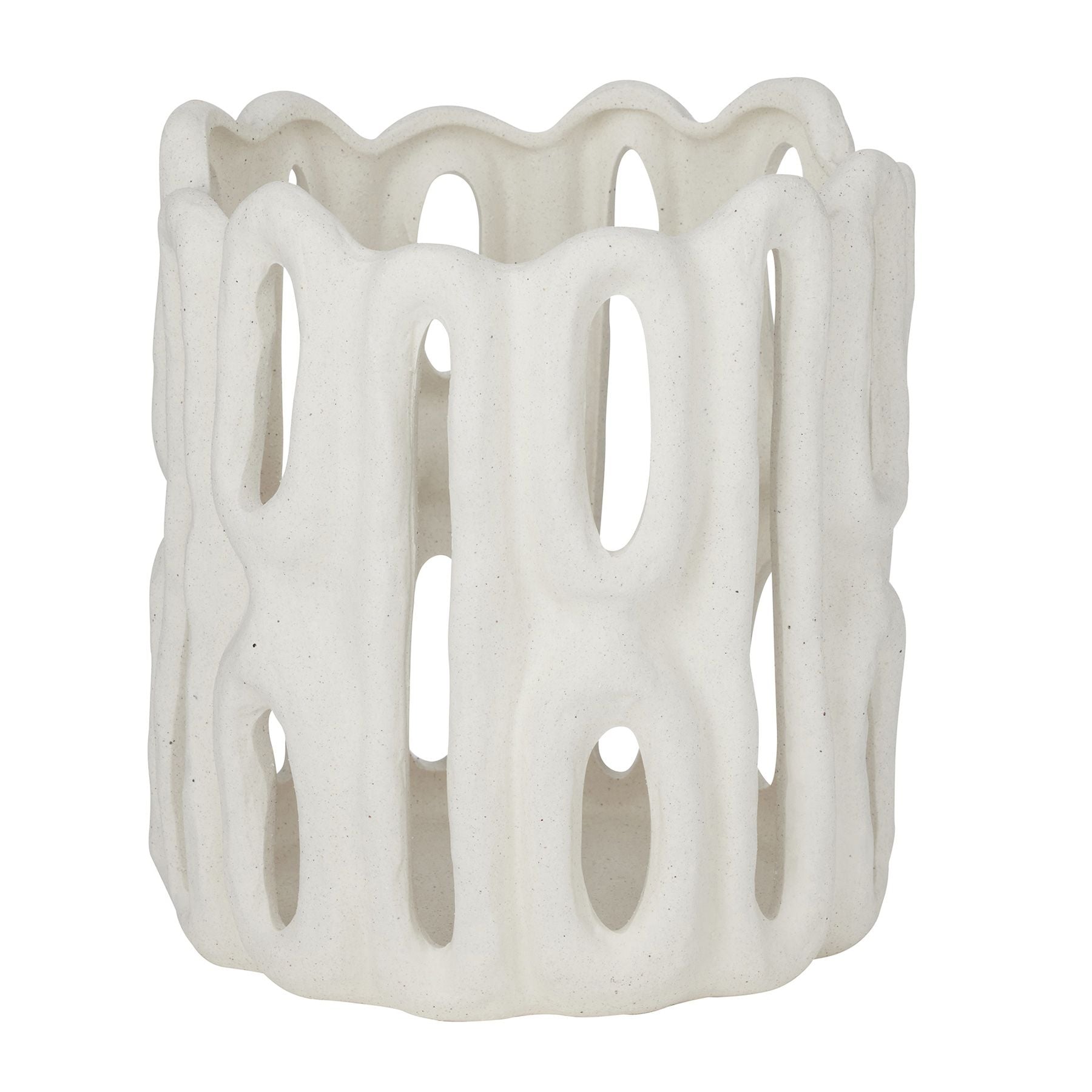 Coast To Coast Adwin Ceramic Hurricane 25.5x27cm Ivory