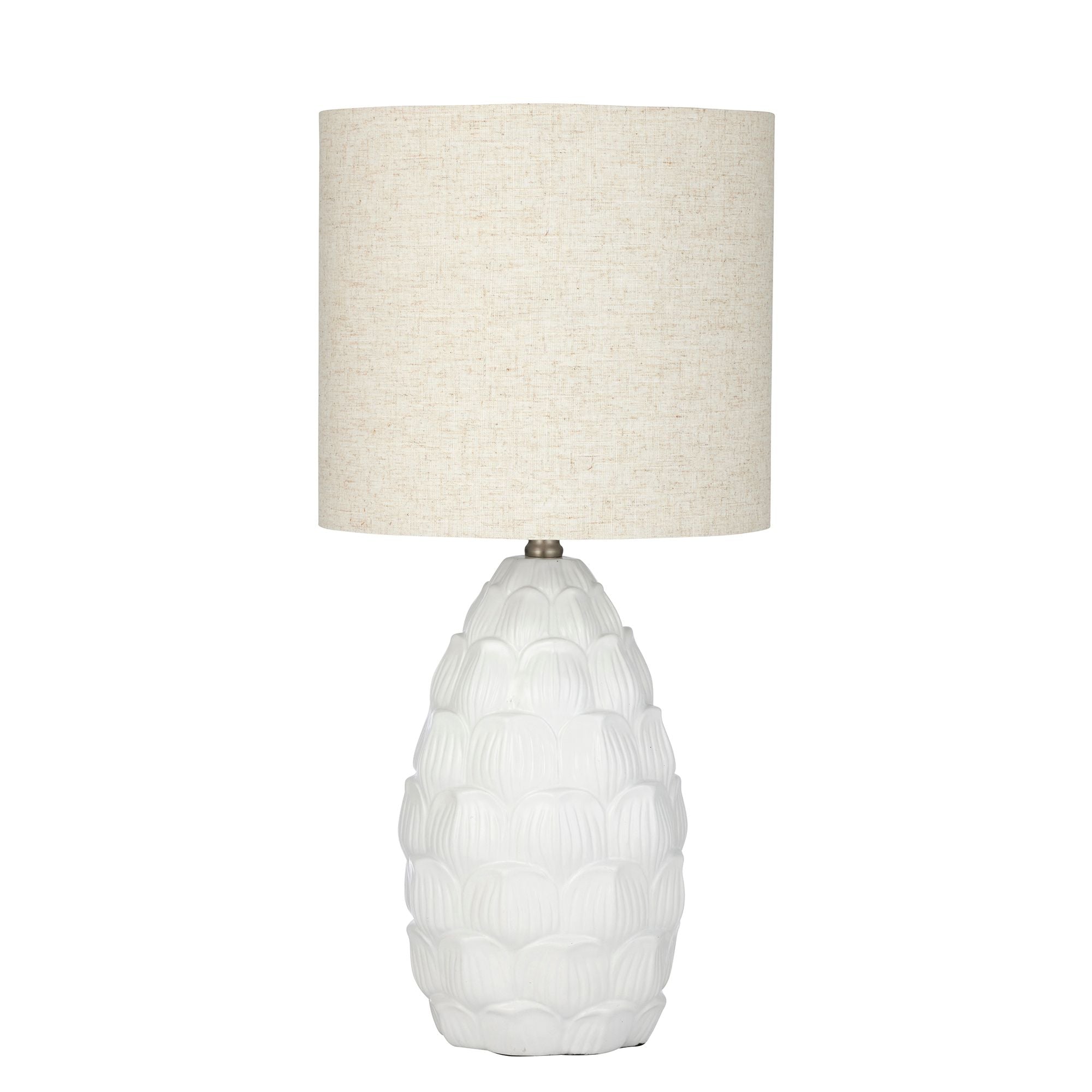 Coast To Coast Rankin Polyresin Lamp White/Natural