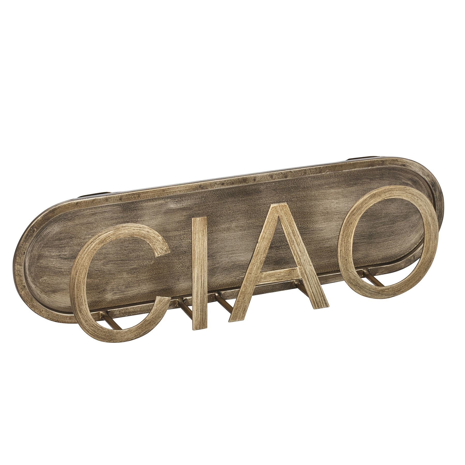 Coast To Coast Ciao Metal Wall Hook Gold