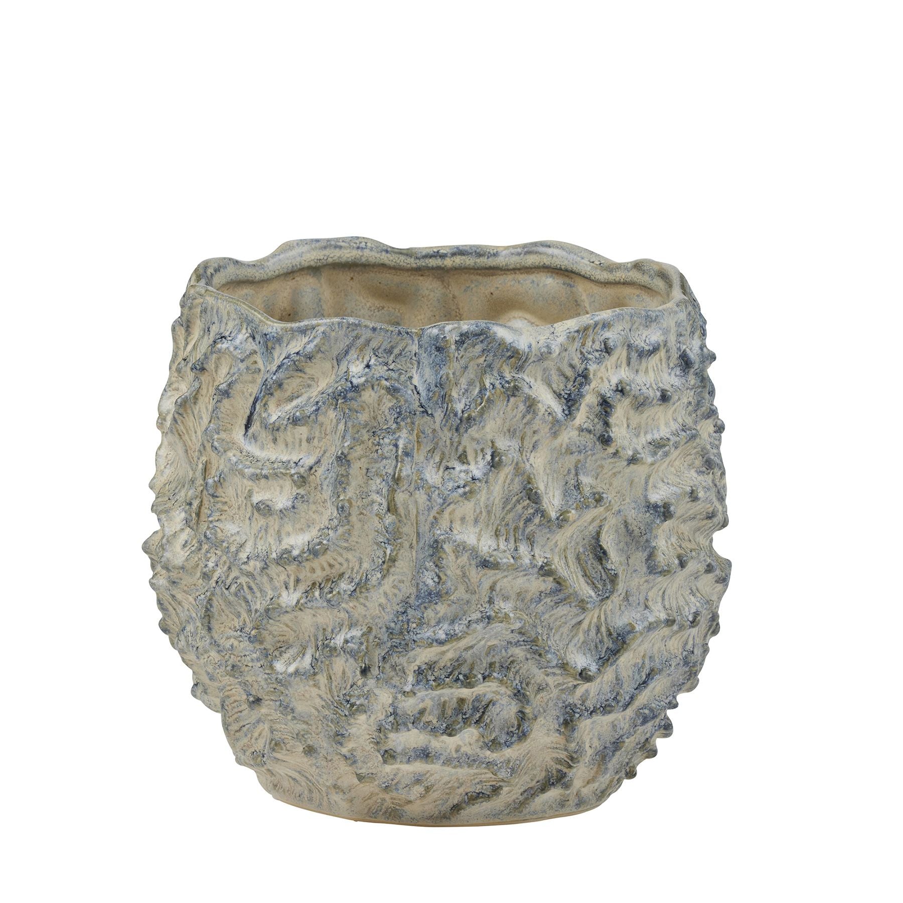 Life Botanic Pacific Ceramic Pot 18.5x16cm Blue