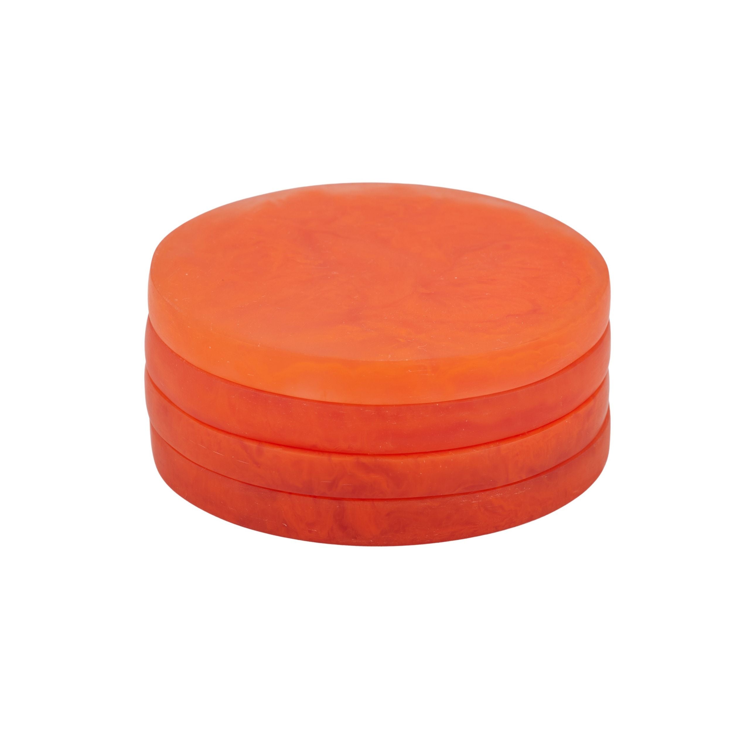 Assemble Kip Set of 4 Resin Coasters Tomato