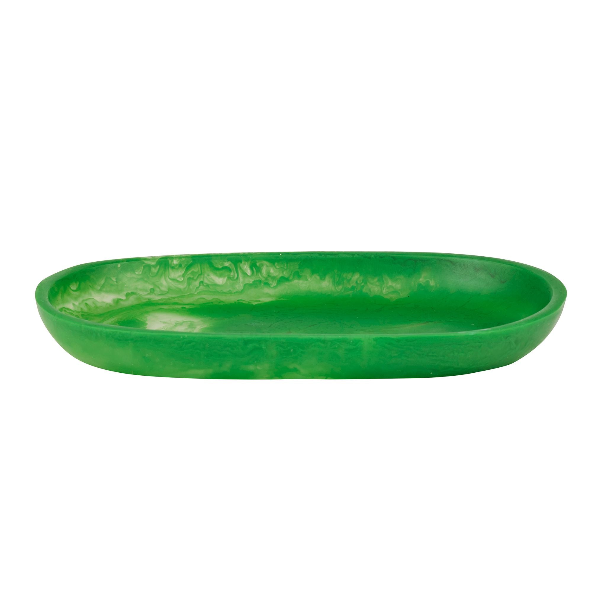 Assemble Kip Resin Oval Tray Emerald