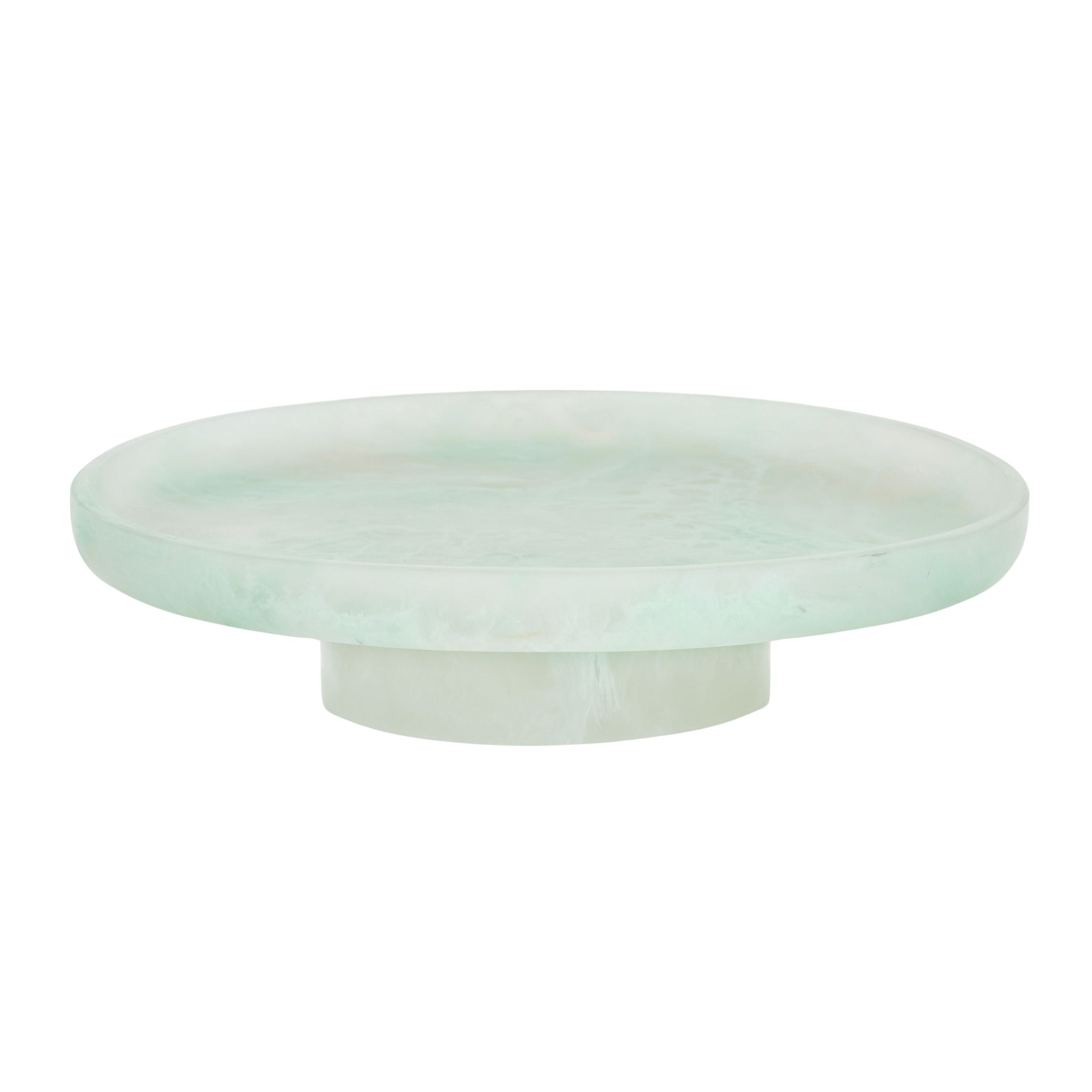 Assemble Kip Resin Footed Plate Mint