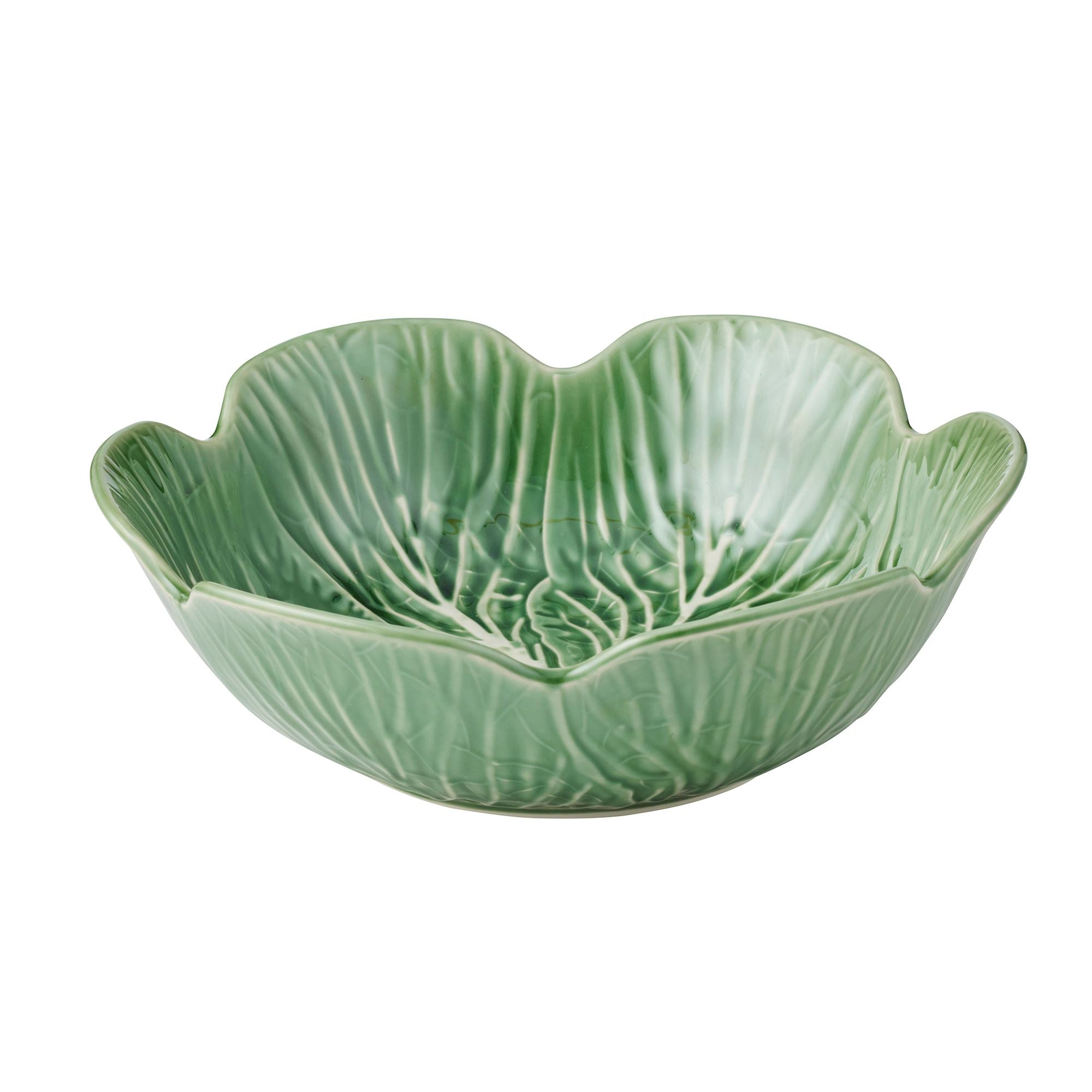 Assemble Cabbage Ceramic Bowl 30x9cm Green