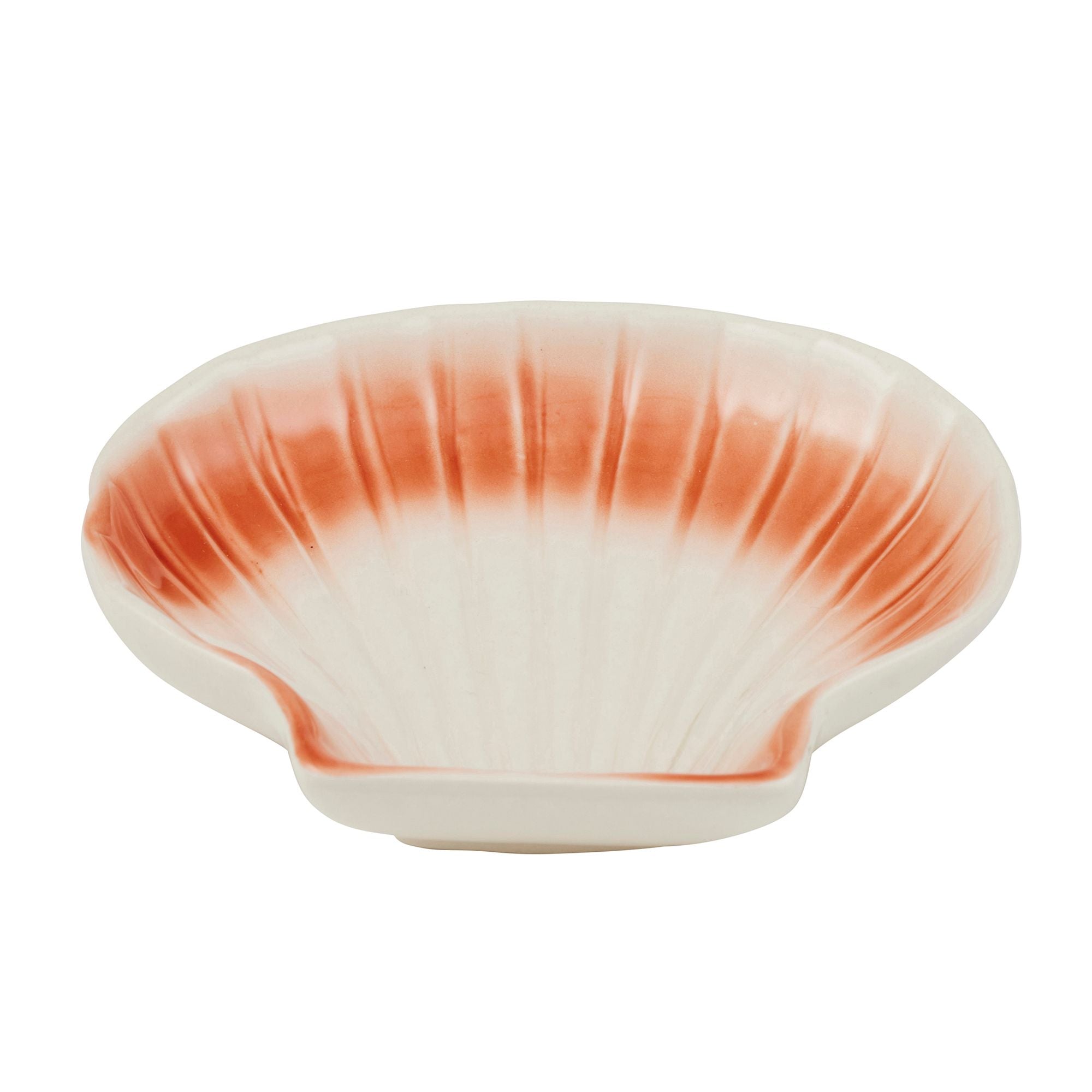 Assemble Scallop Ceramic Dish Coral