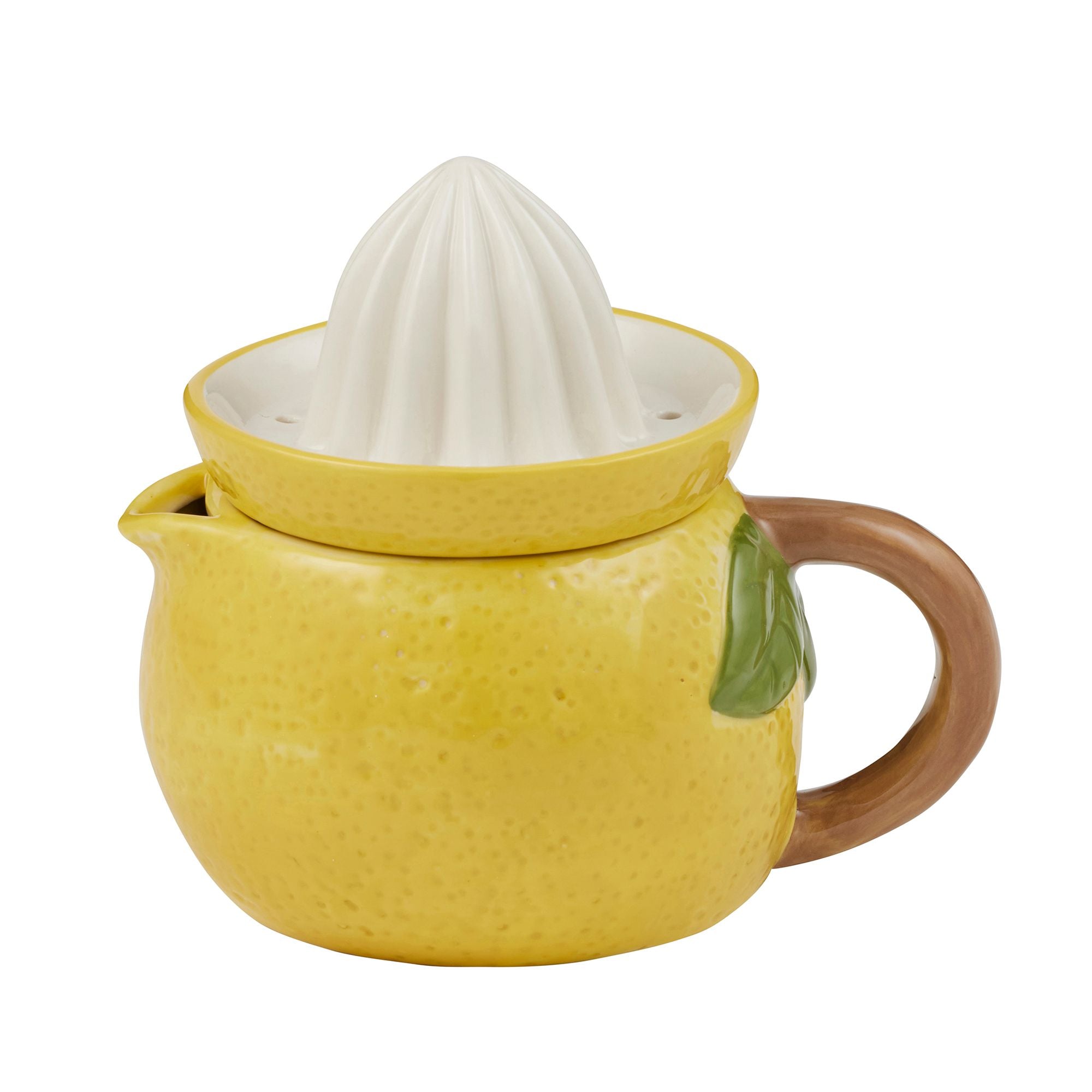 Assemble Limone Ceramic Juicer Yellow