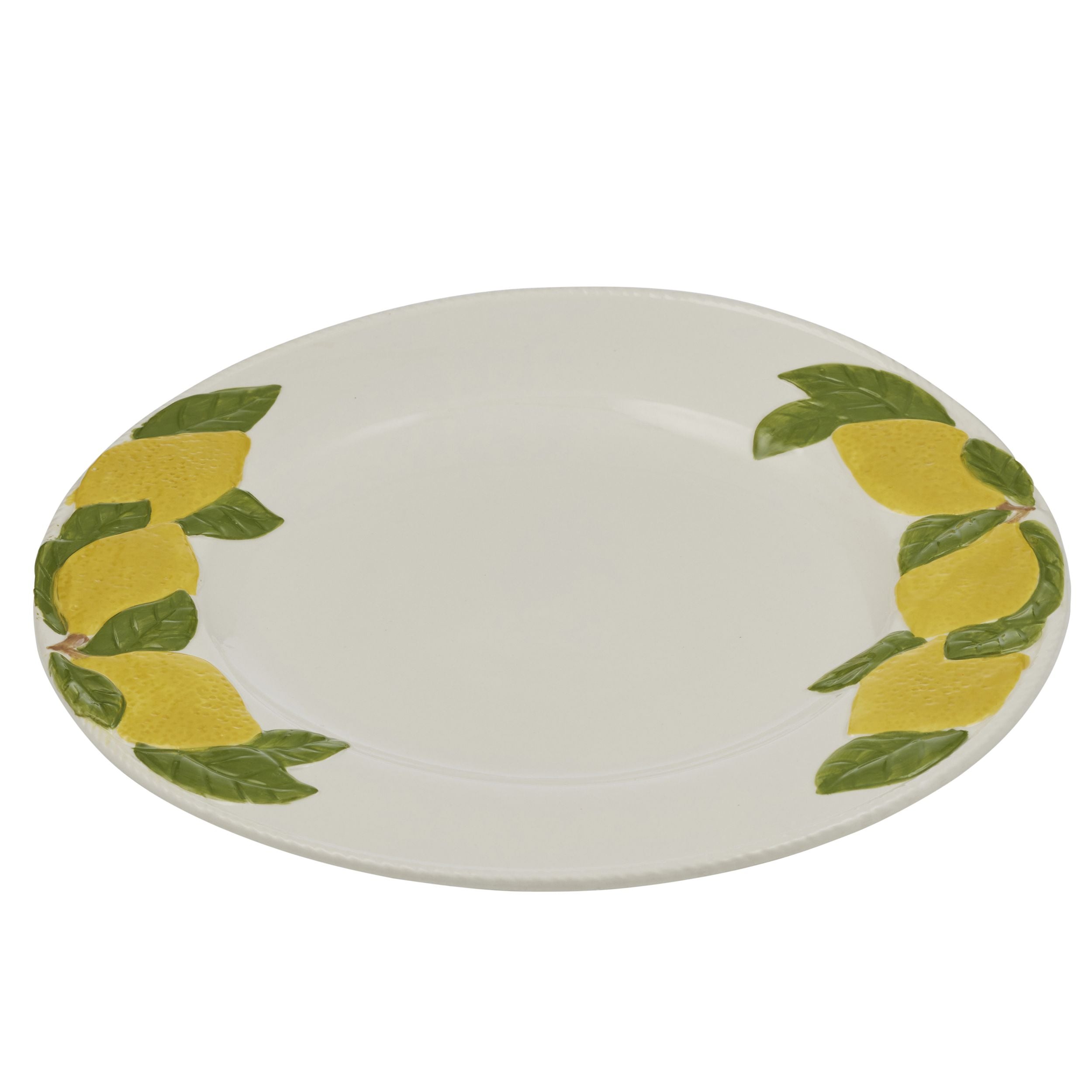 Assemble Limone Ceramic Platter 35cm Yellow