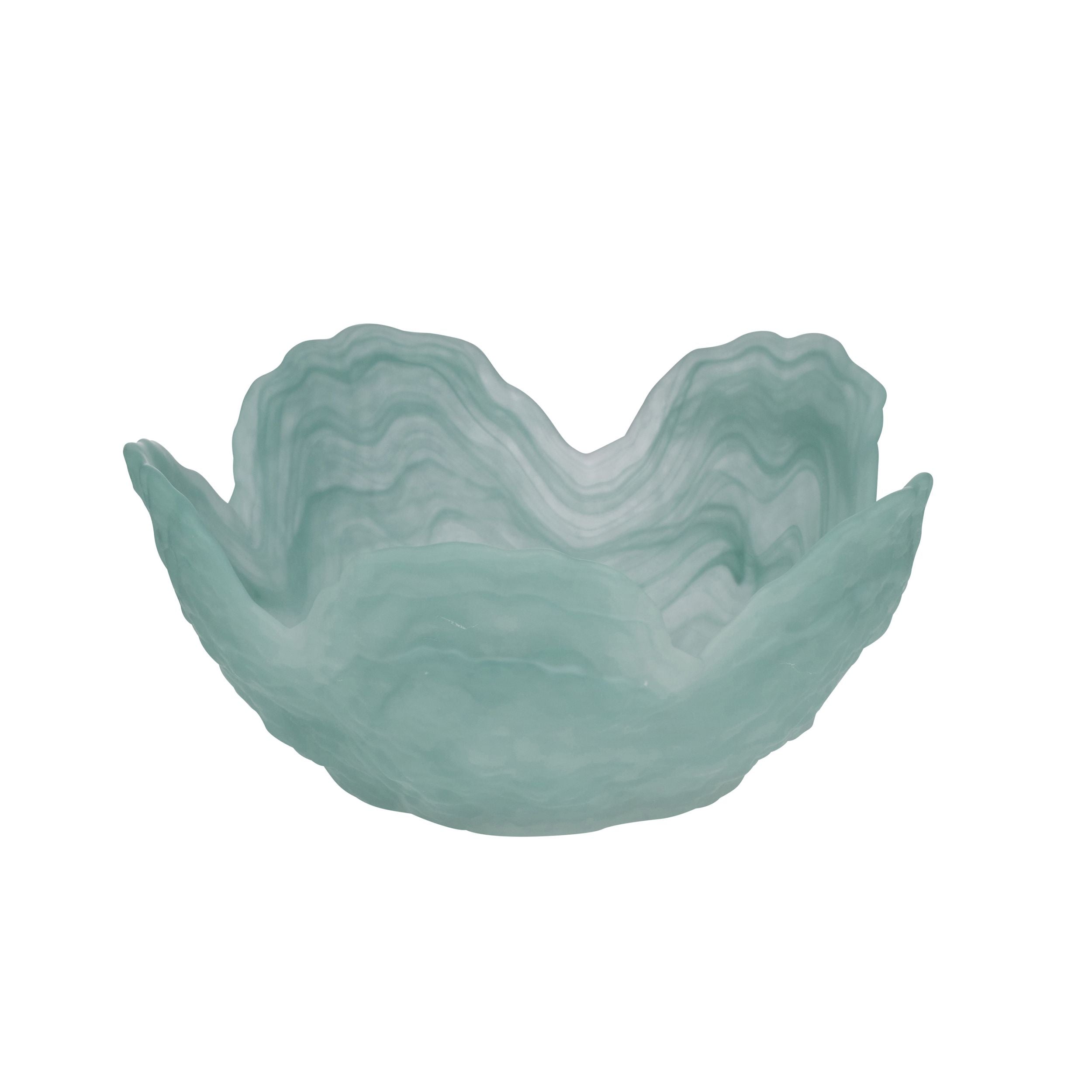 Assemble Sienna Glass Bowl Green/White