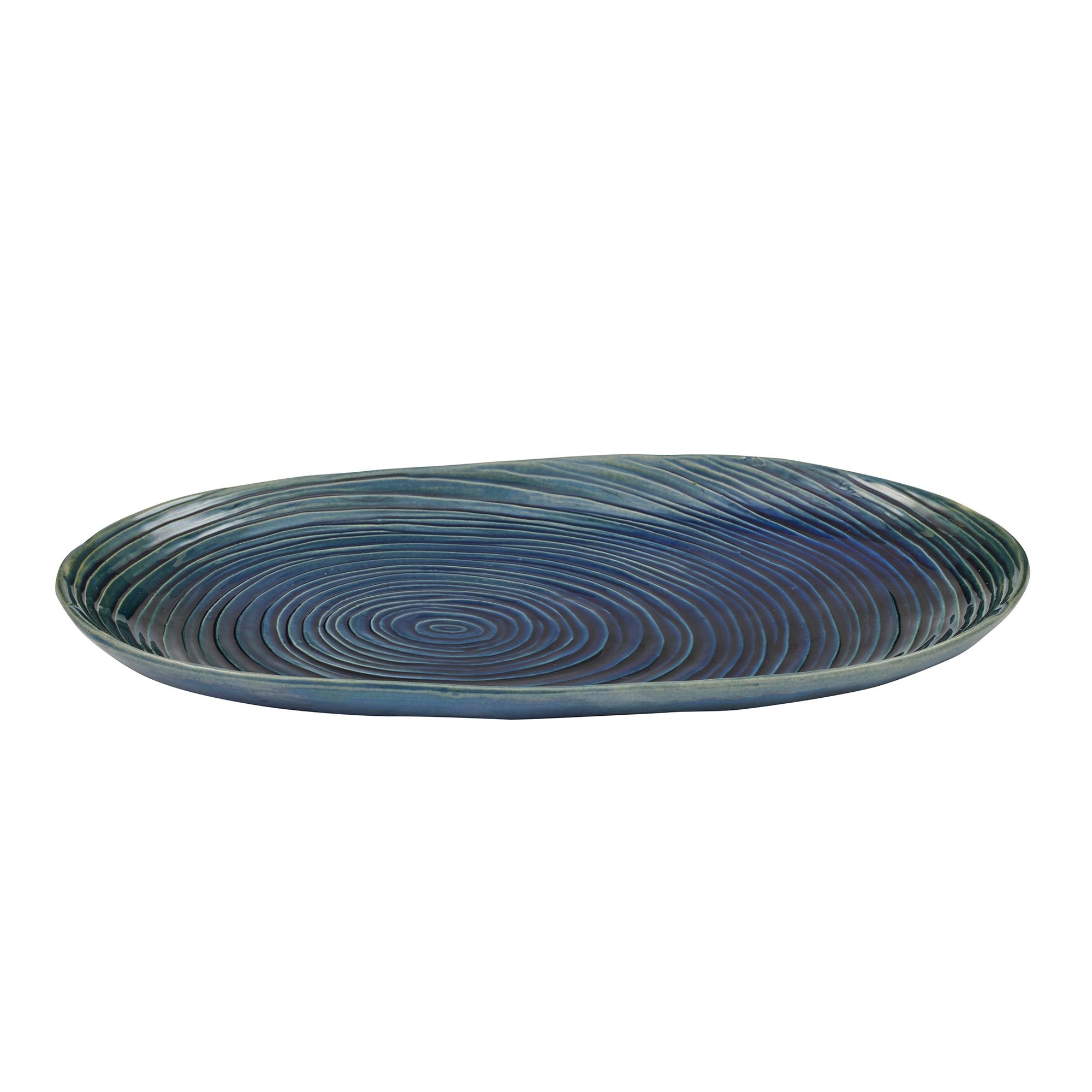 Assemble Mollusc Ceramic Platter Navy