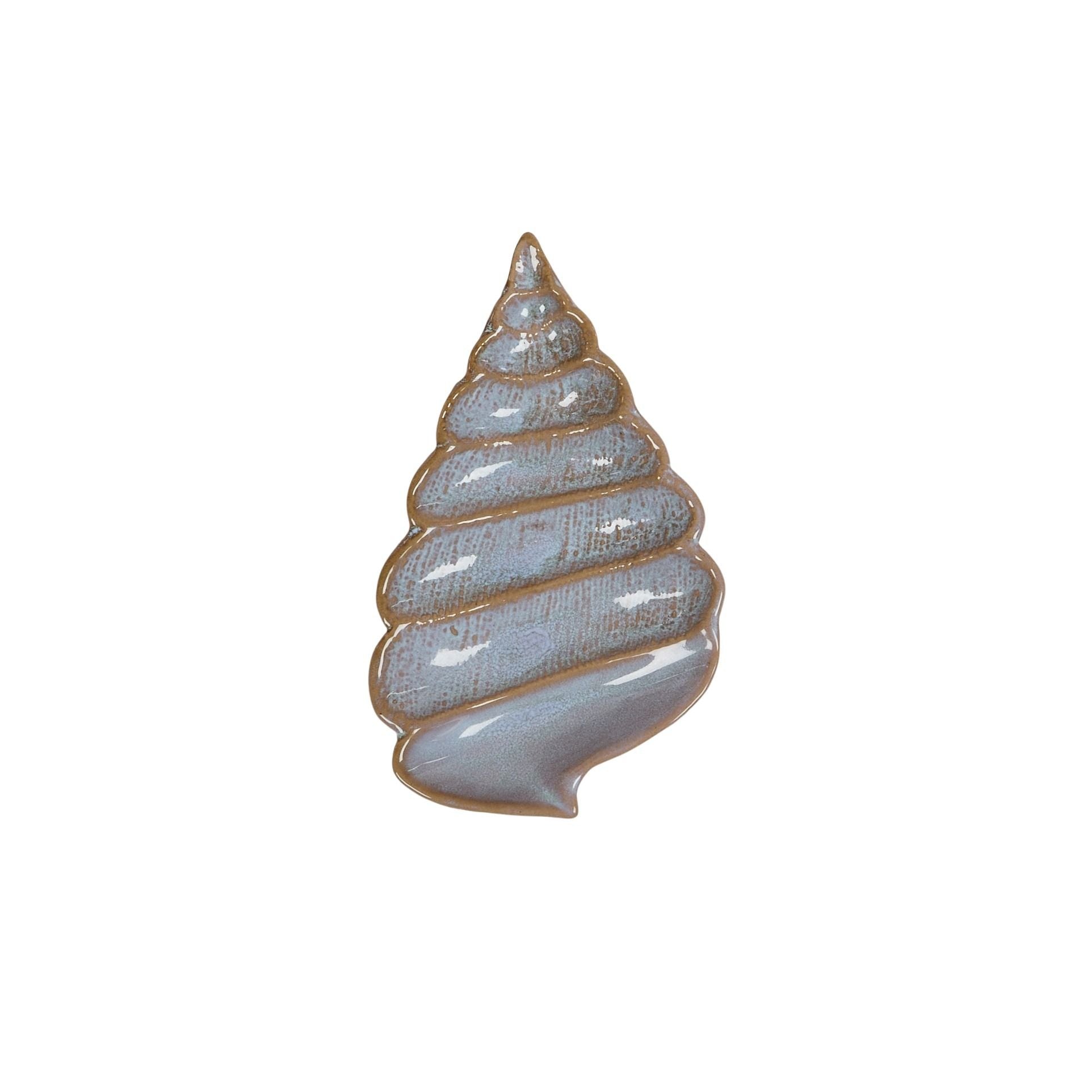 Coast To Coast Whelk Ceramic Trinket Plate Blue