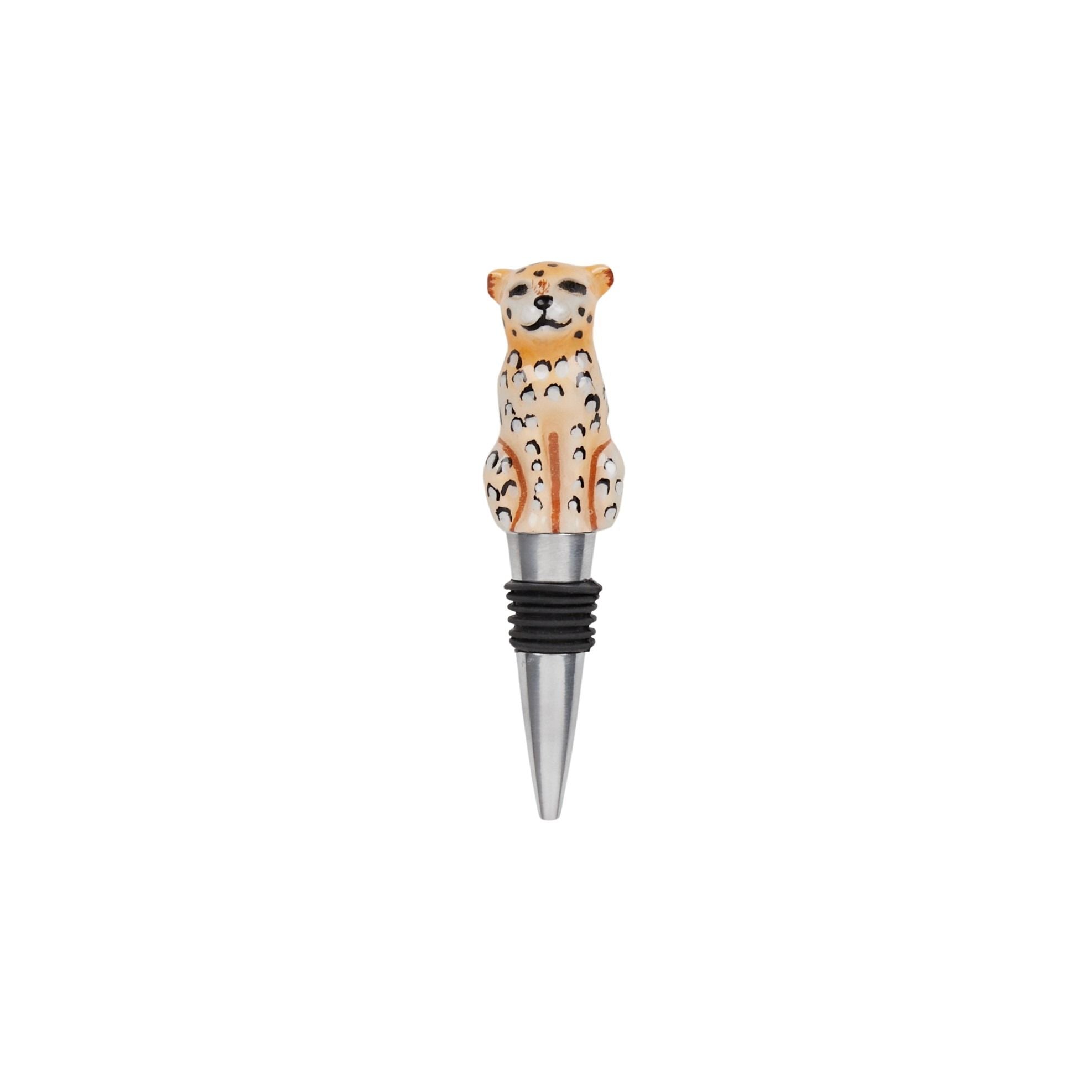 Assemble Leo Metal Bottle Stopper Tan/Black