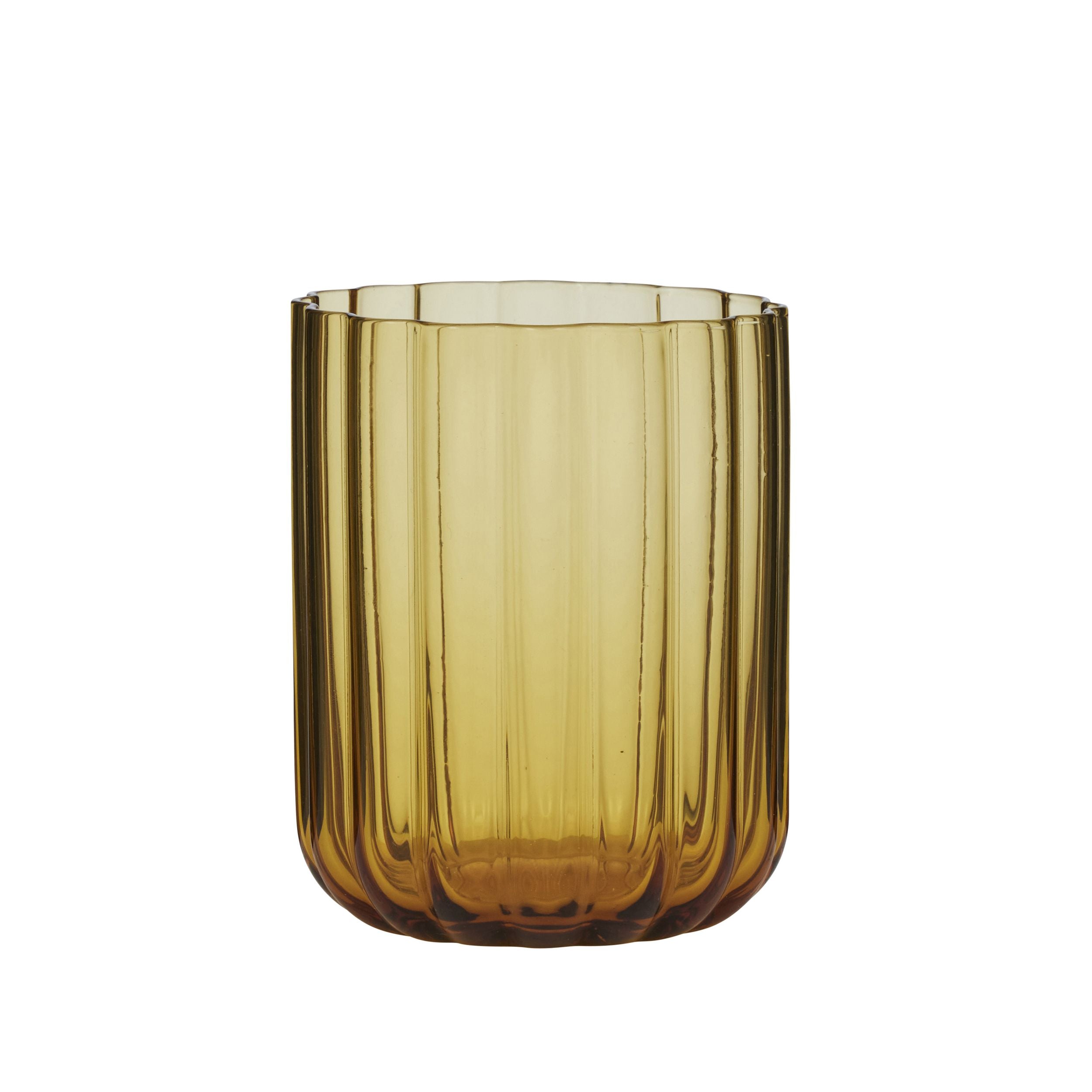 Assemble Hazel Glass Tumbler Amber