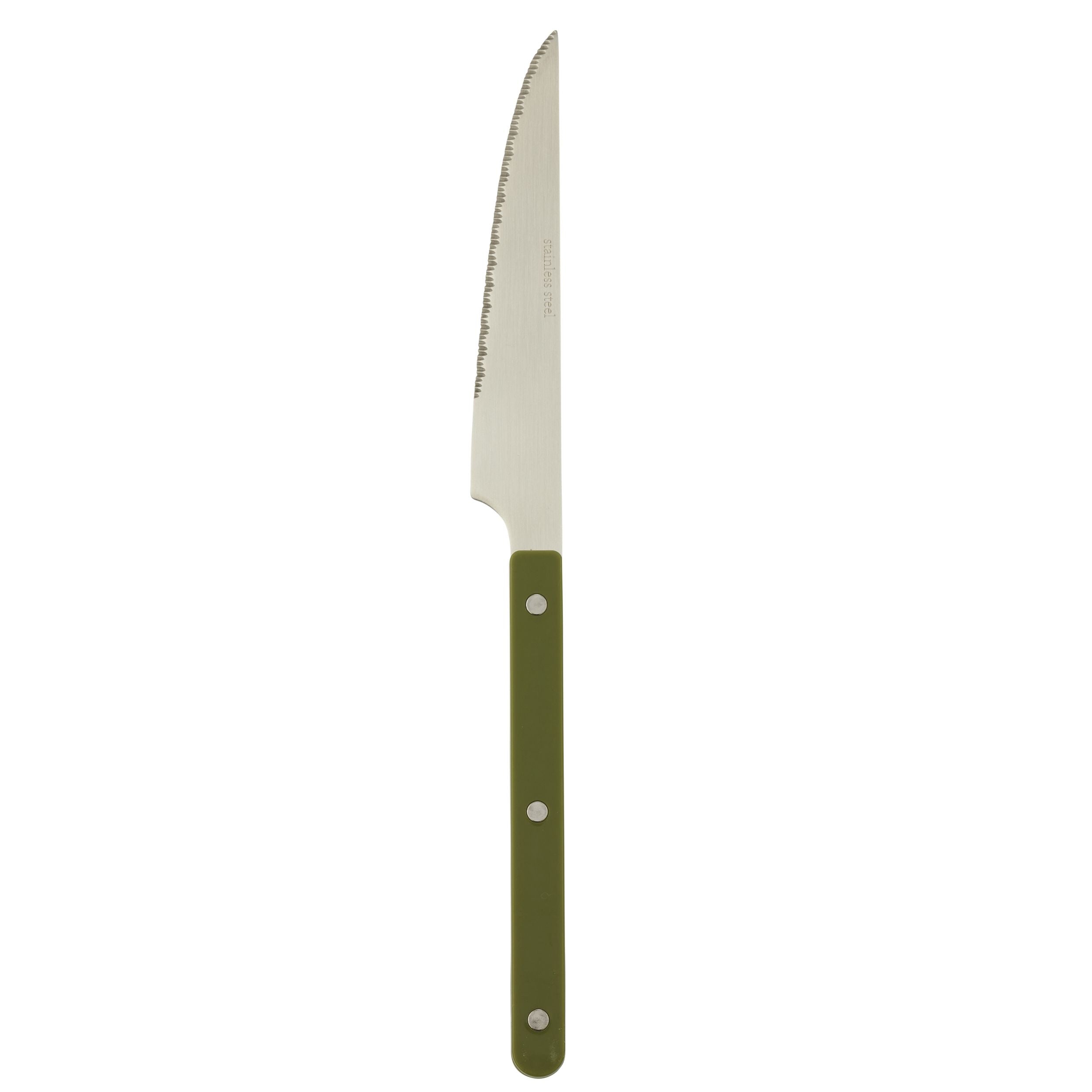 Assemble Remy Stainless Steel Table Knife Olive