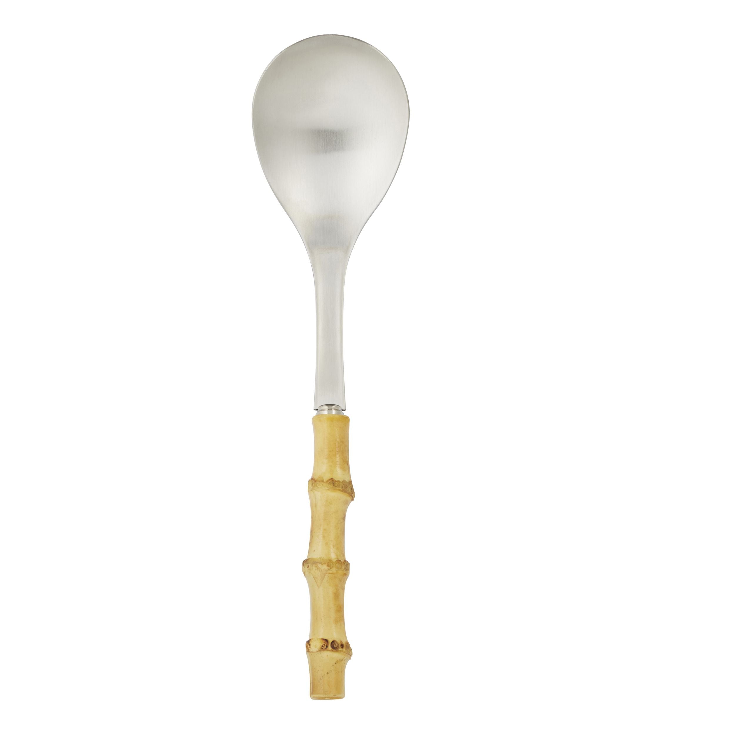 Assemble Bebe Stainless Steel/Bamboo Serving Spoon
