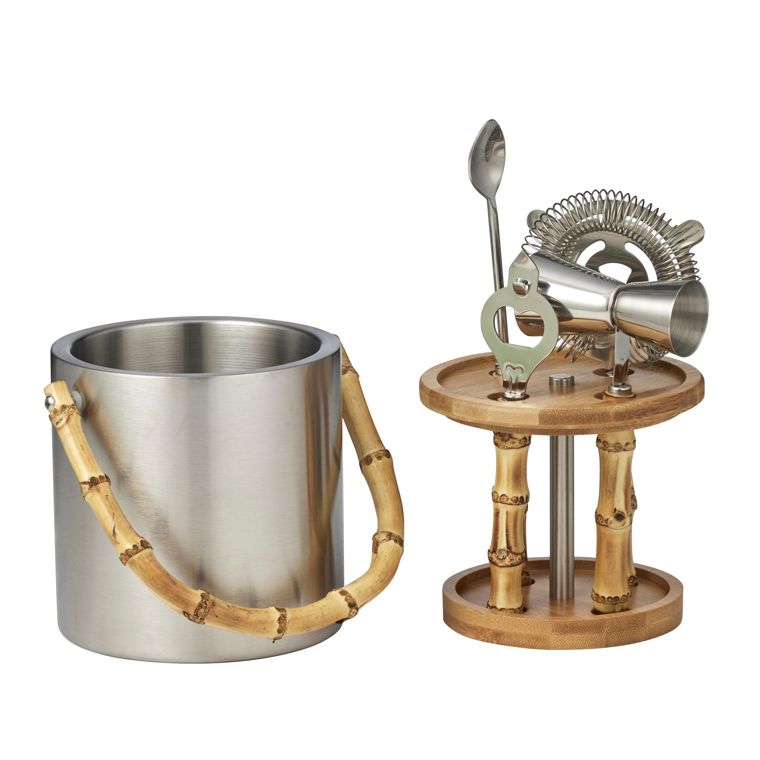 Assemble Bebe 5pc Stainless Steel Ice Bucket Set