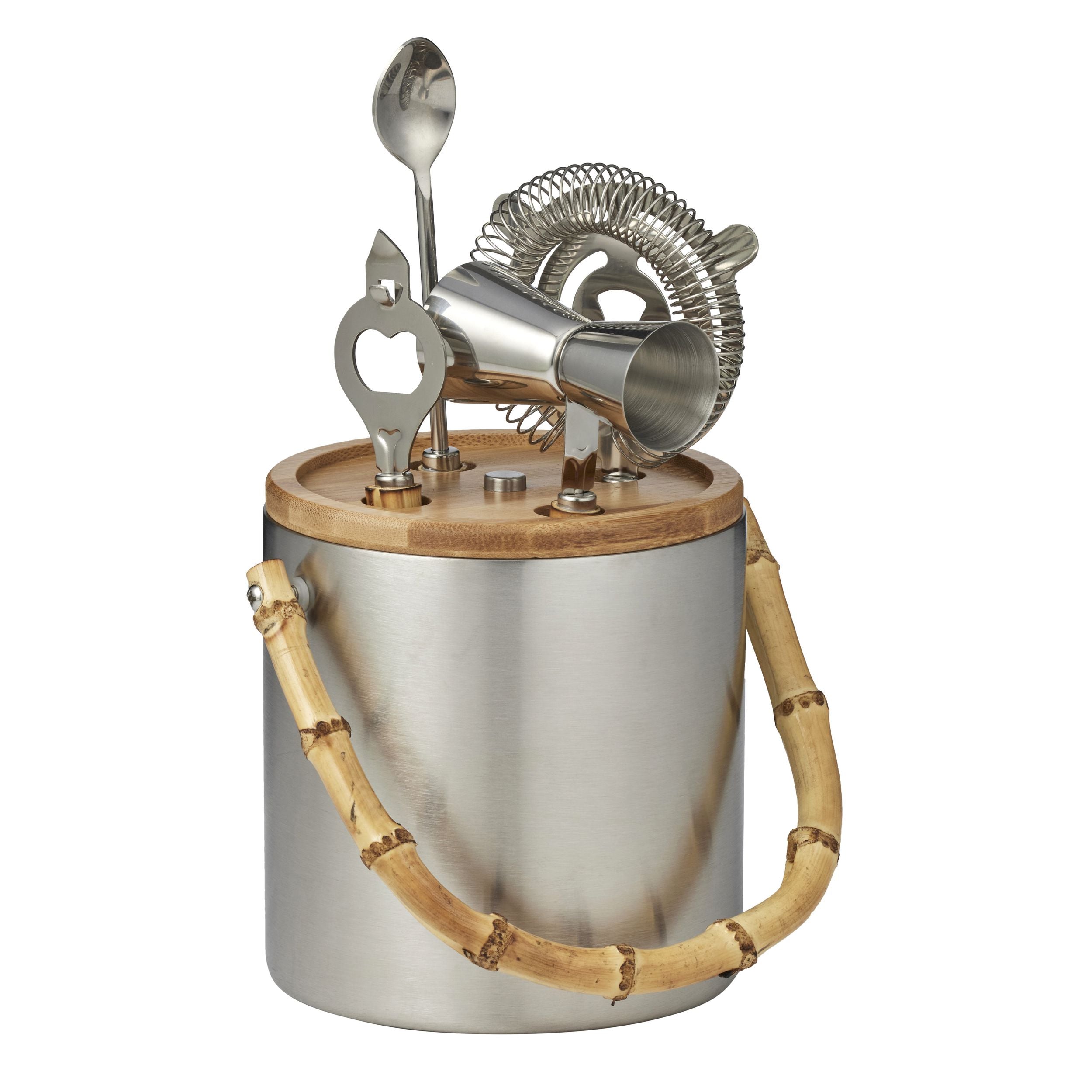 Assemble Bebe 5pc Stainless Steel Ice Bucket Set