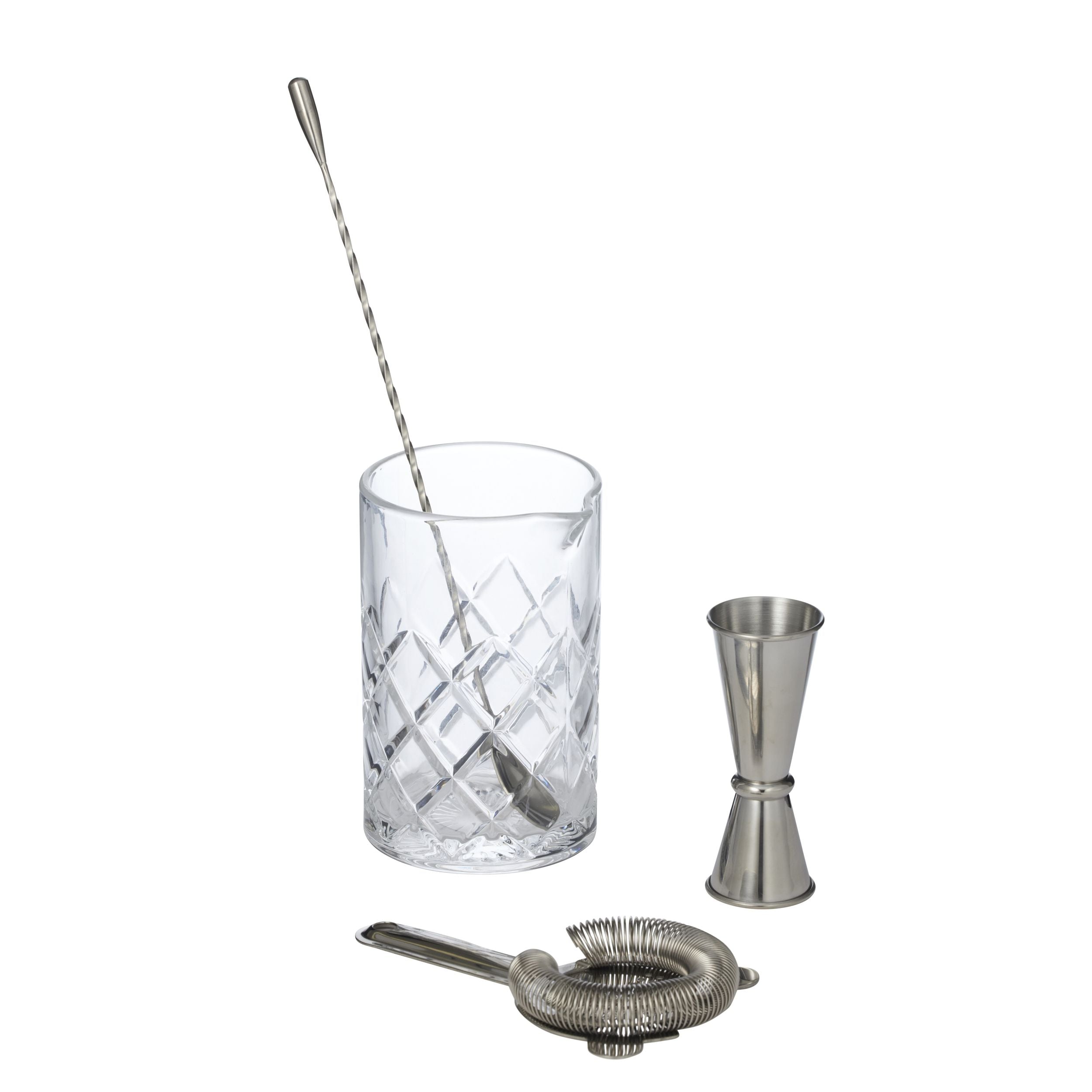 Assemble Ryder Set of 4 Glass Cocktail Set