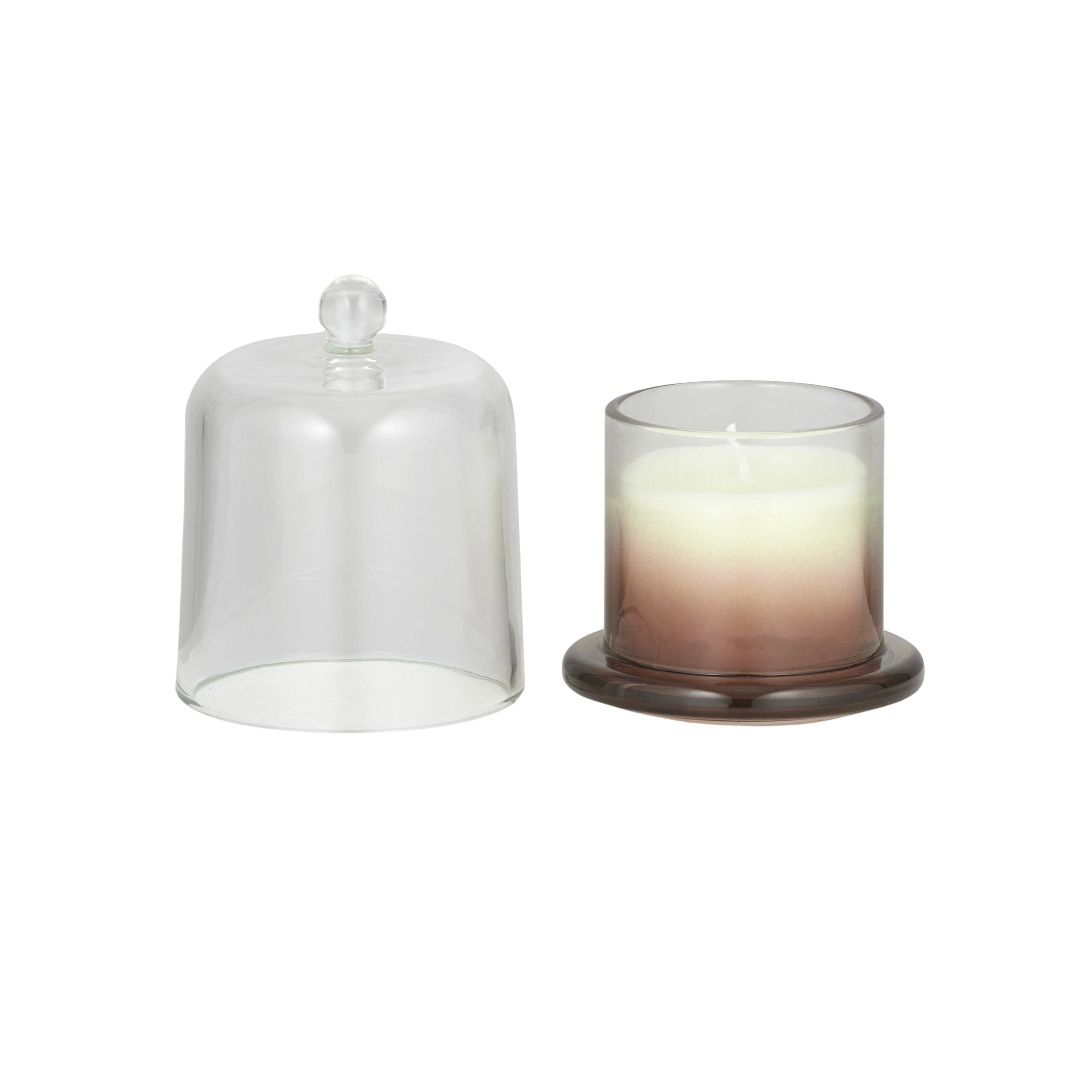 Elemental Dos 5% Glass Candle W Lid Pink