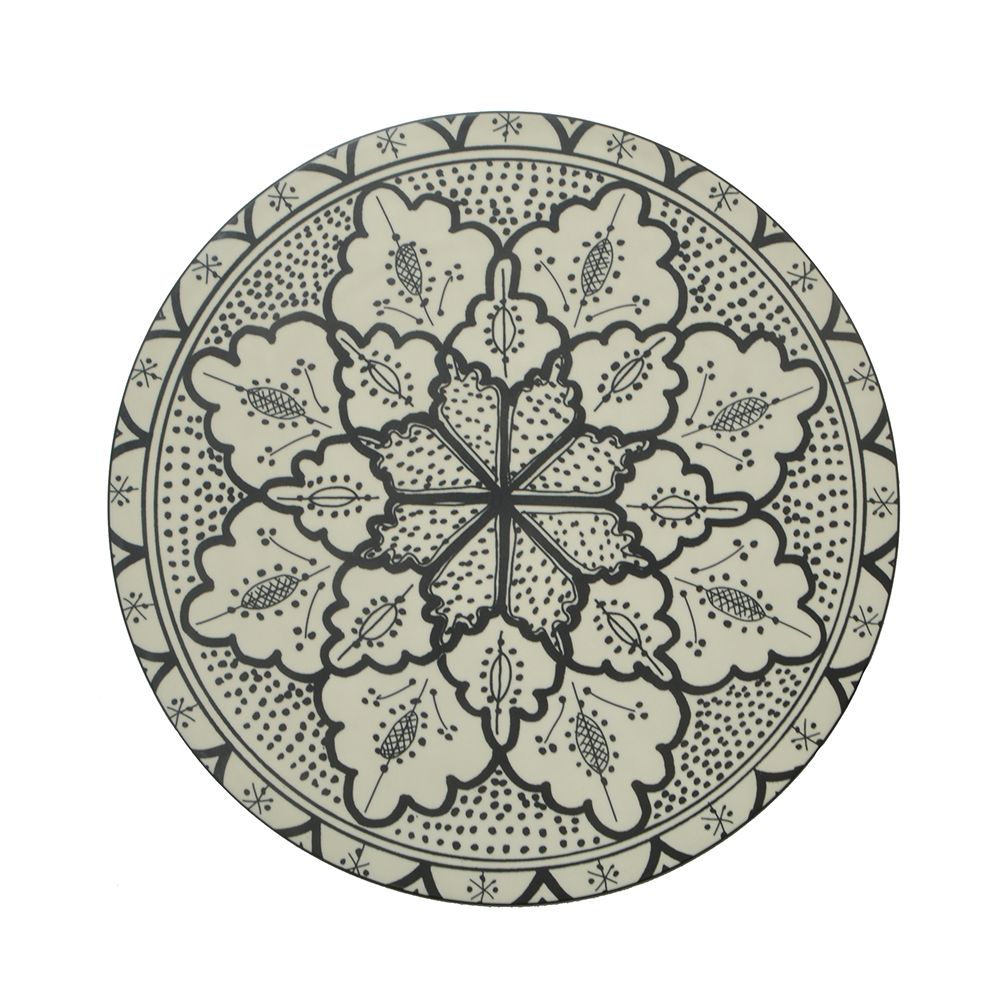 Assemble Aleah Ceramic Cheese Board Black