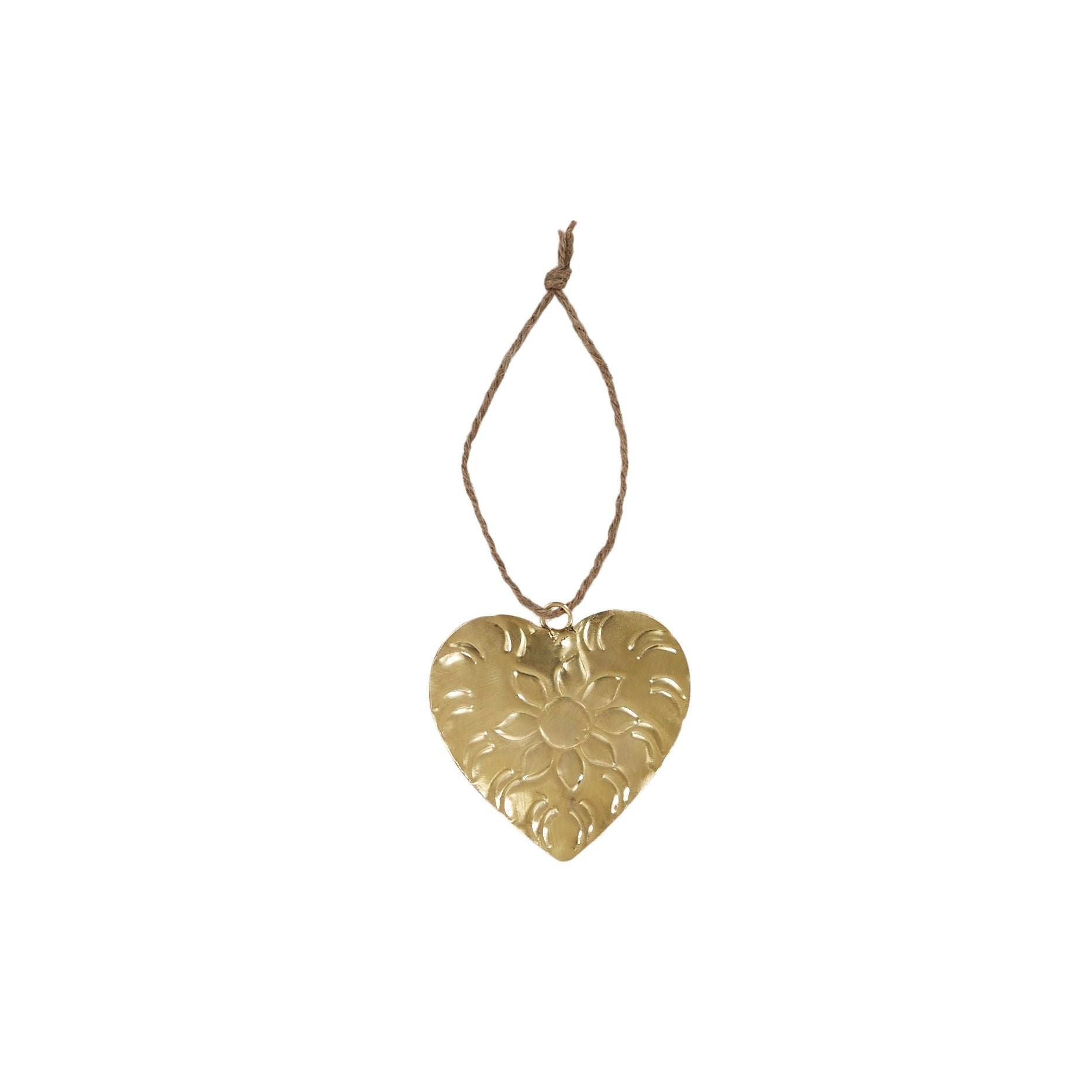 Coast To Coast Cindy Metal Heart Trinket Gold