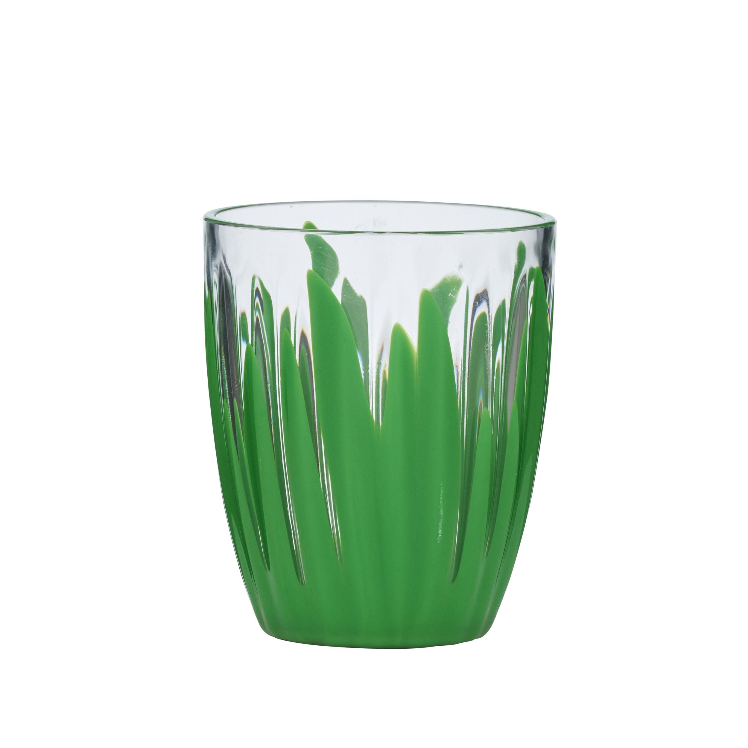 Assemble Pollock Acrylic Tumbler 8.5x10cm Emerald