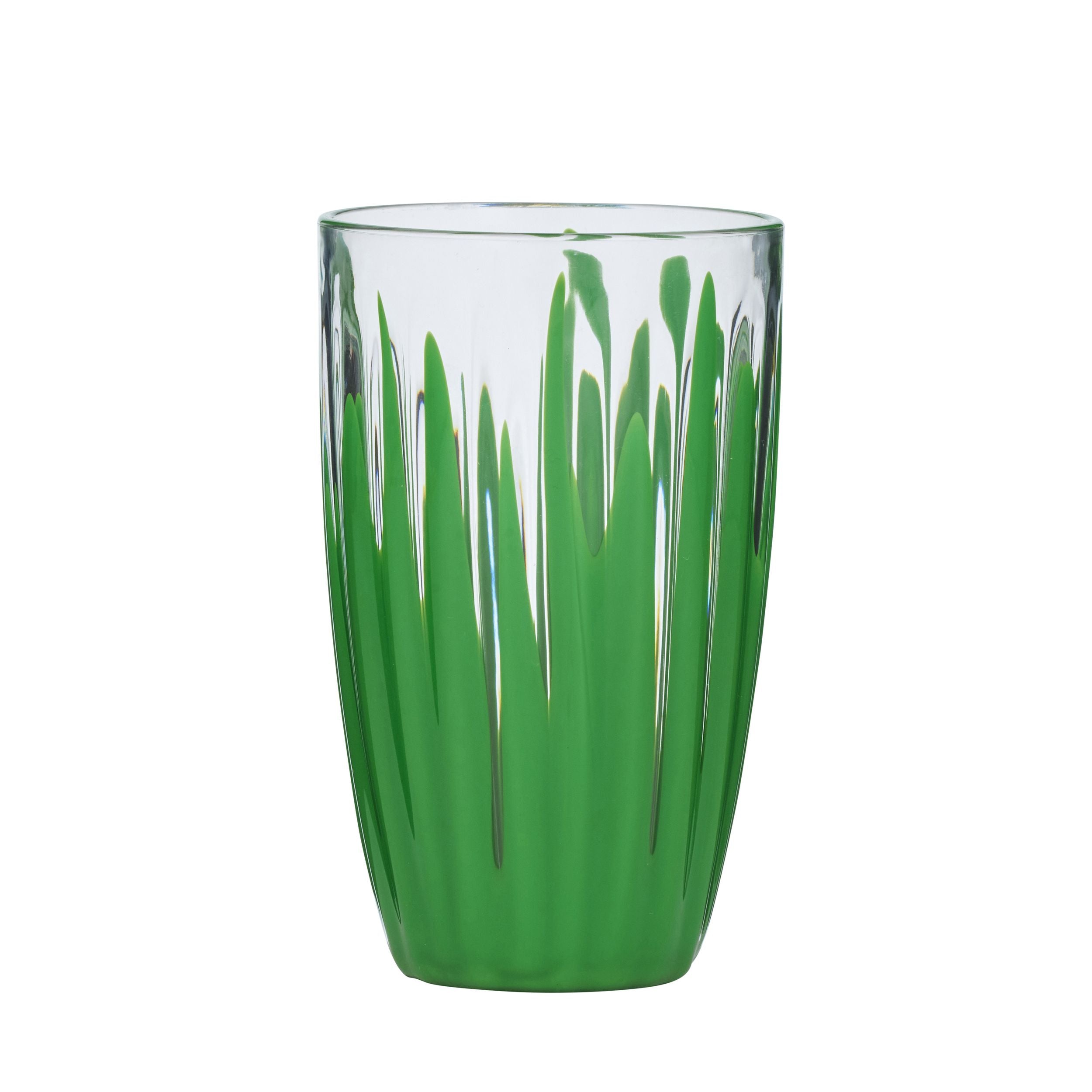 Assemble Pollock Acrylic Tumbler 8.5x14cm Emerald