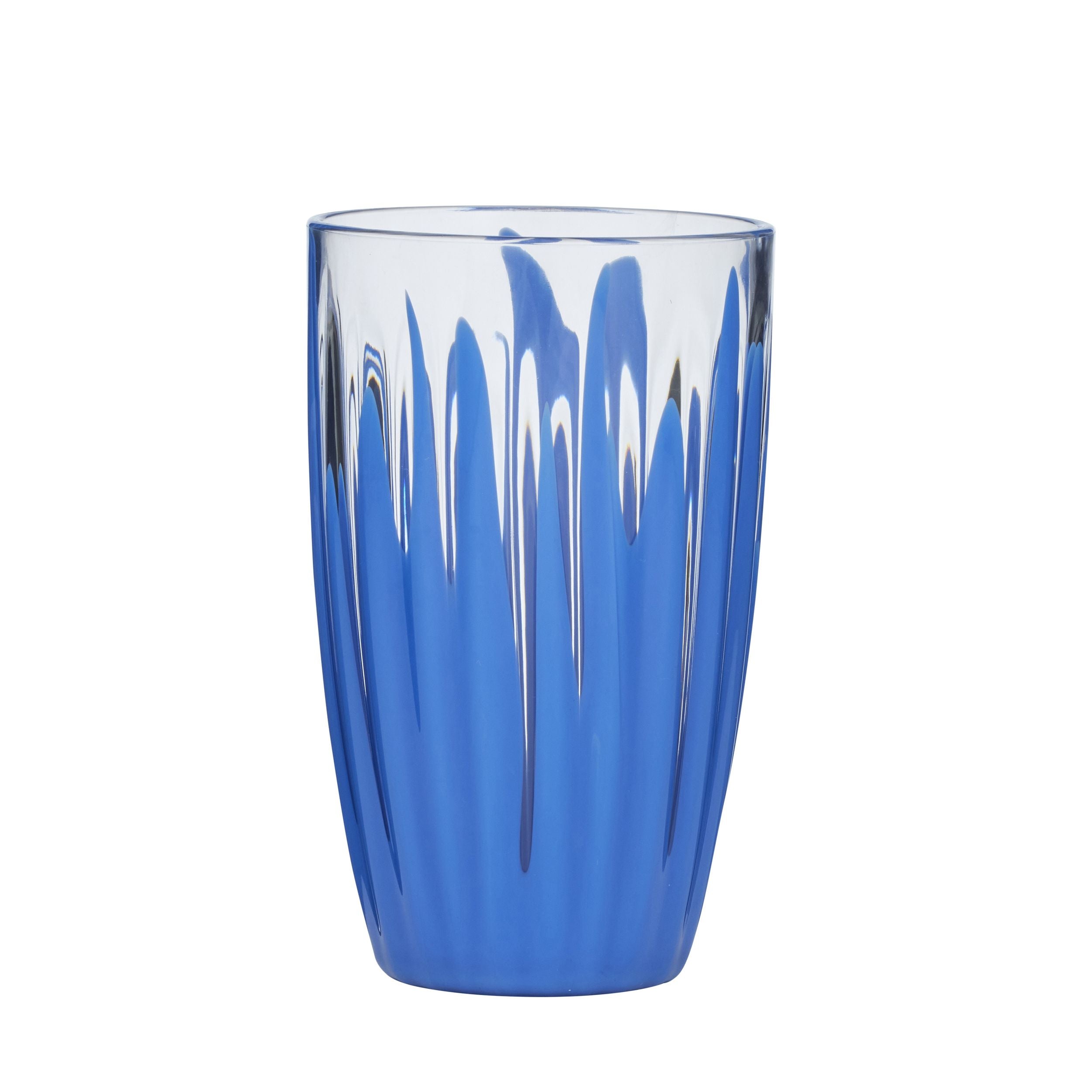 Assemble Pollock Acrylic Tumbler 8.5x14cm Cobalt