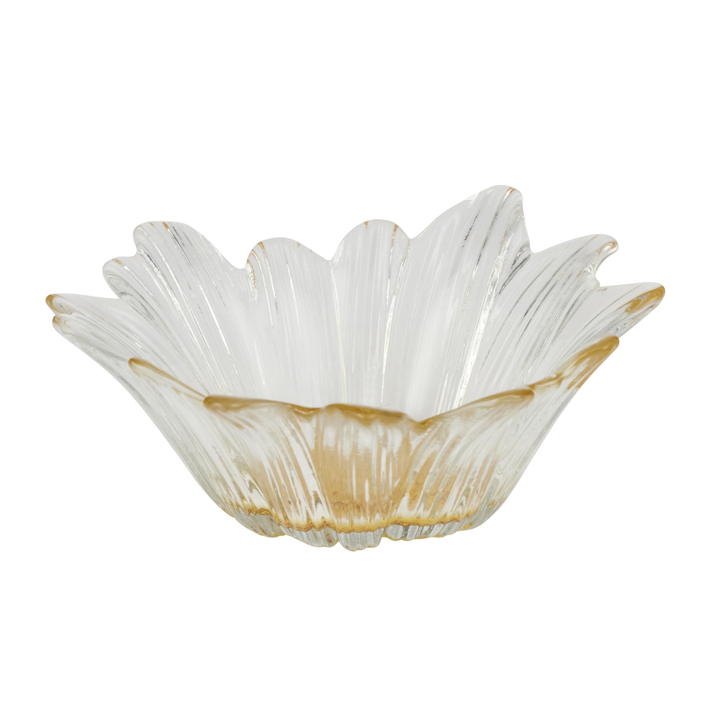 Coast To Coast Phoebe Glass Bowl 15.5x5cm Clear/Yellow