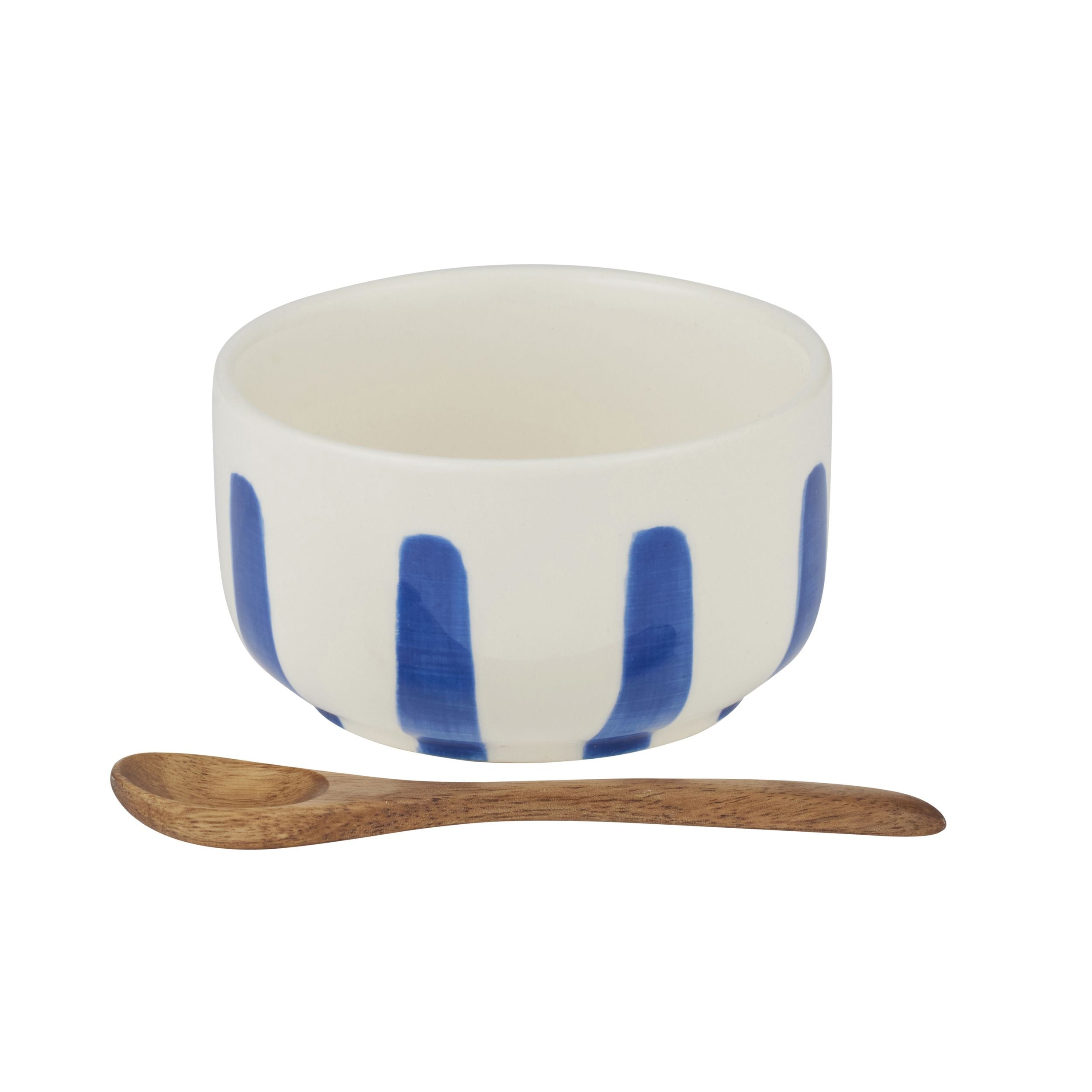 Assemble Azzuro Ceramic Bowl with Spoon