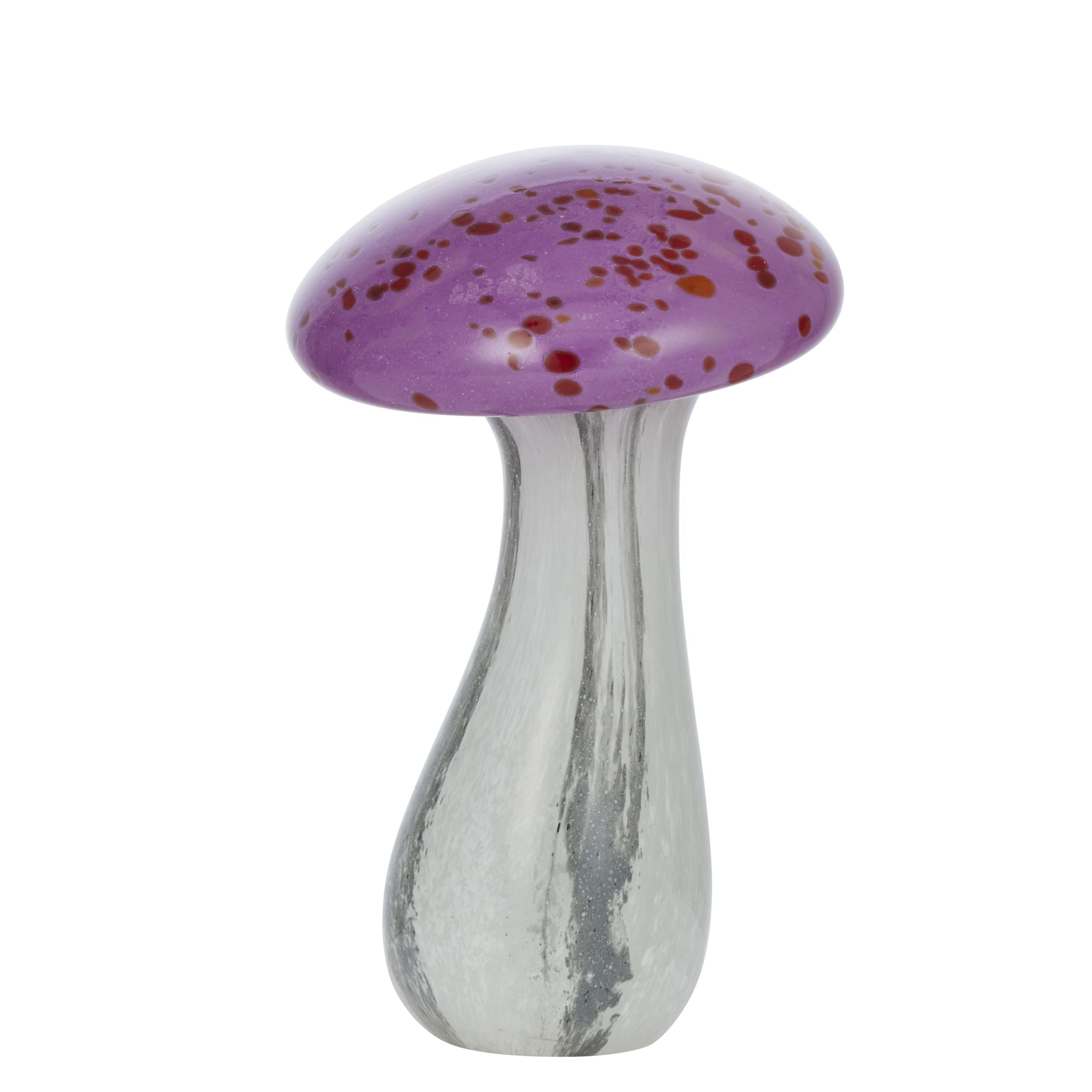 Coast To Coast Macy Shroom Glass Sculpture Pink