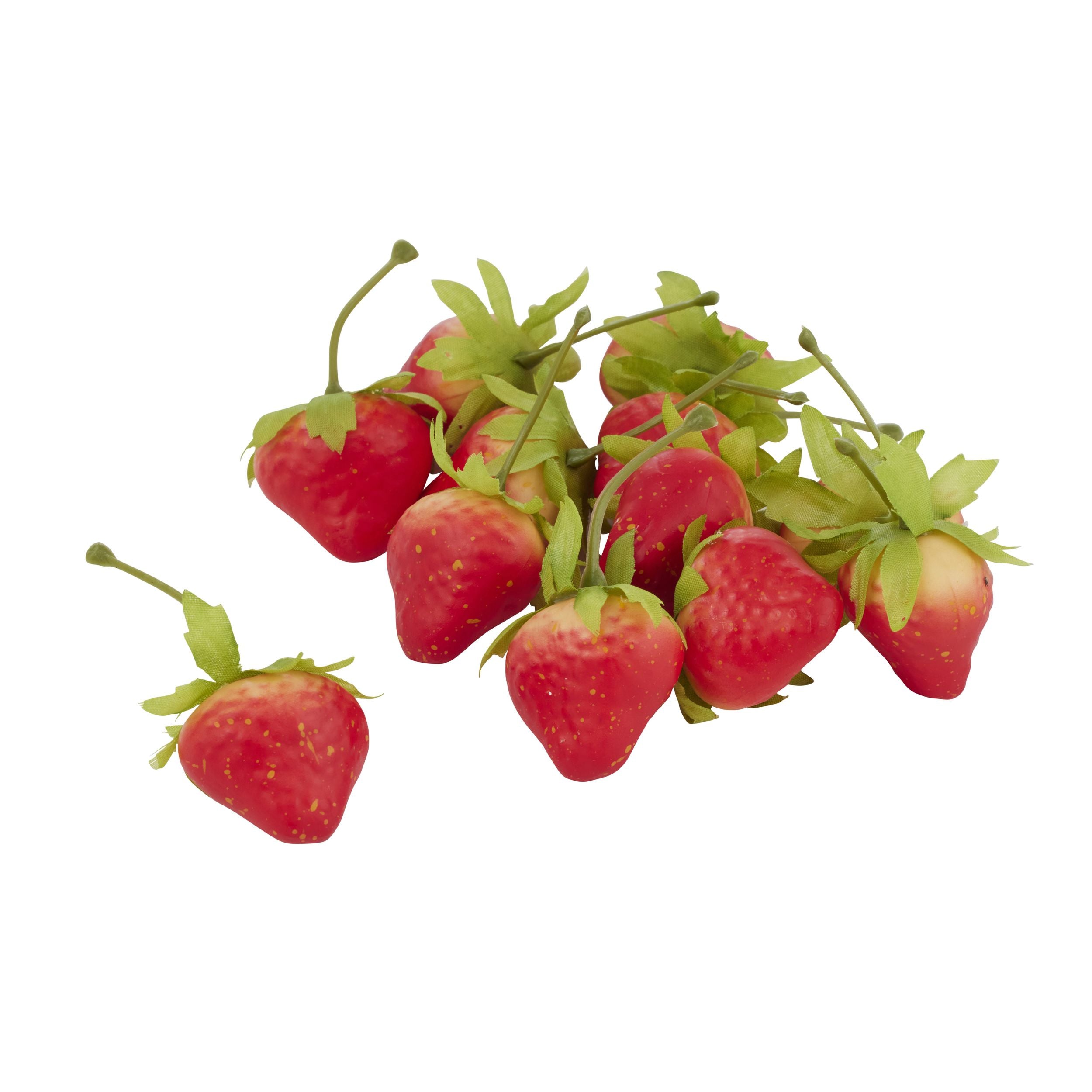Life Botanic Strawberry 12pc Artificial Fruit