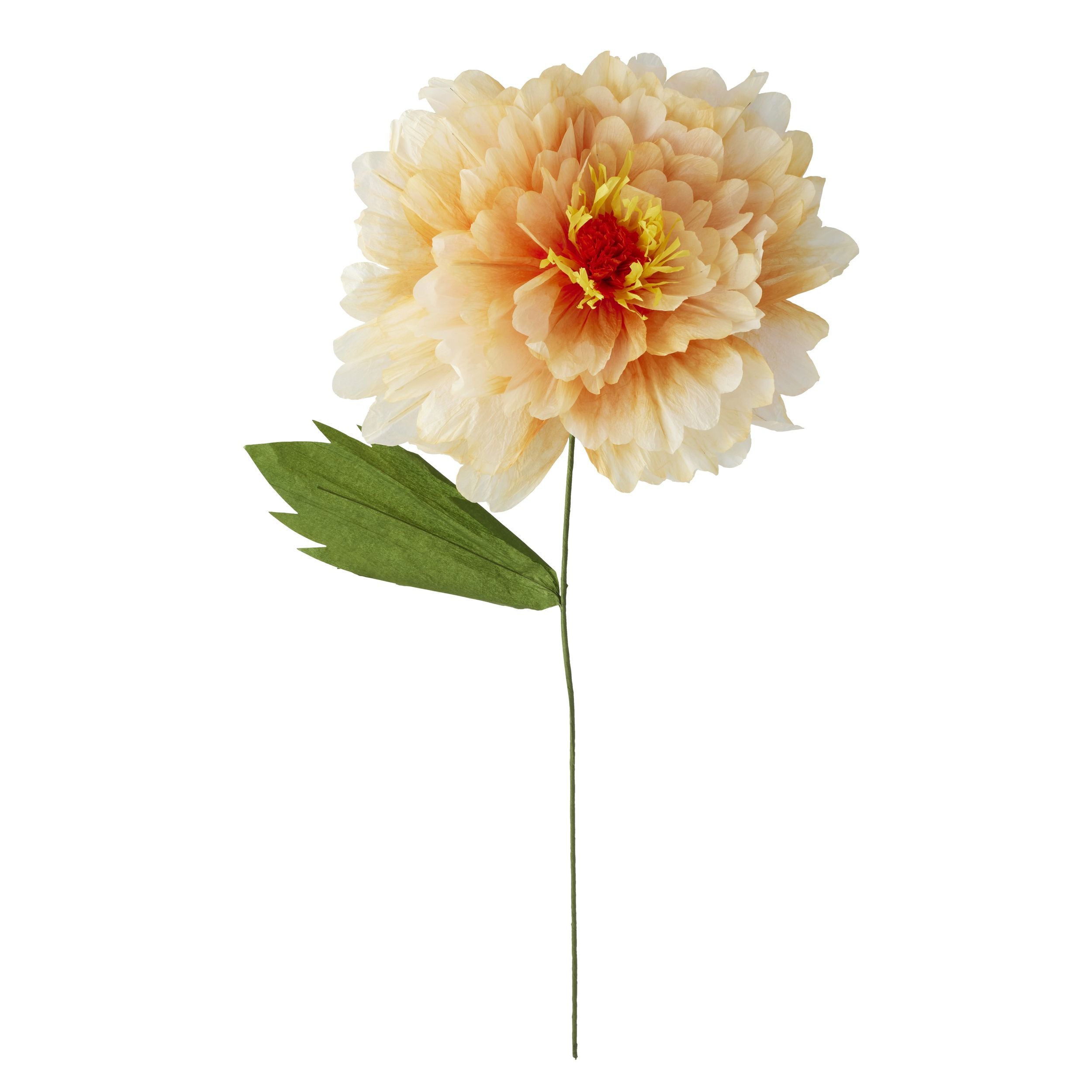 Life Botanic Dahlia Paper Flower Yellow