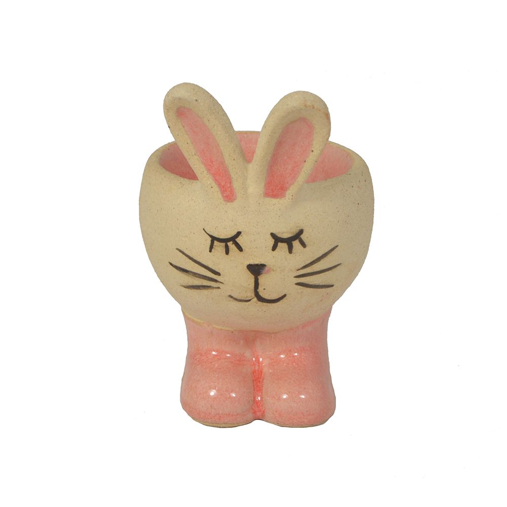 Gala Bess Bunny Egg Cup Stoneware Pink