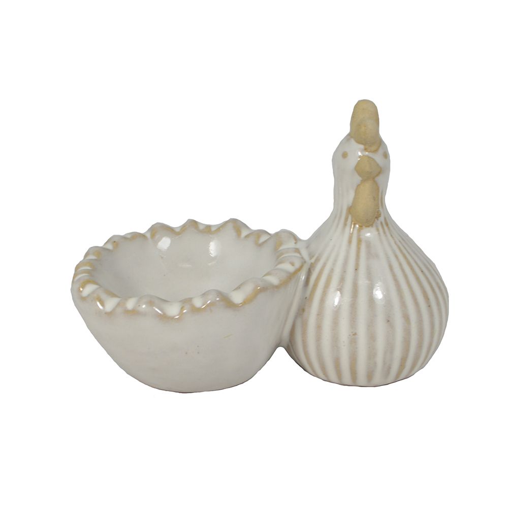 Gala Hettie Hen Egg Cup Ceramic Natural