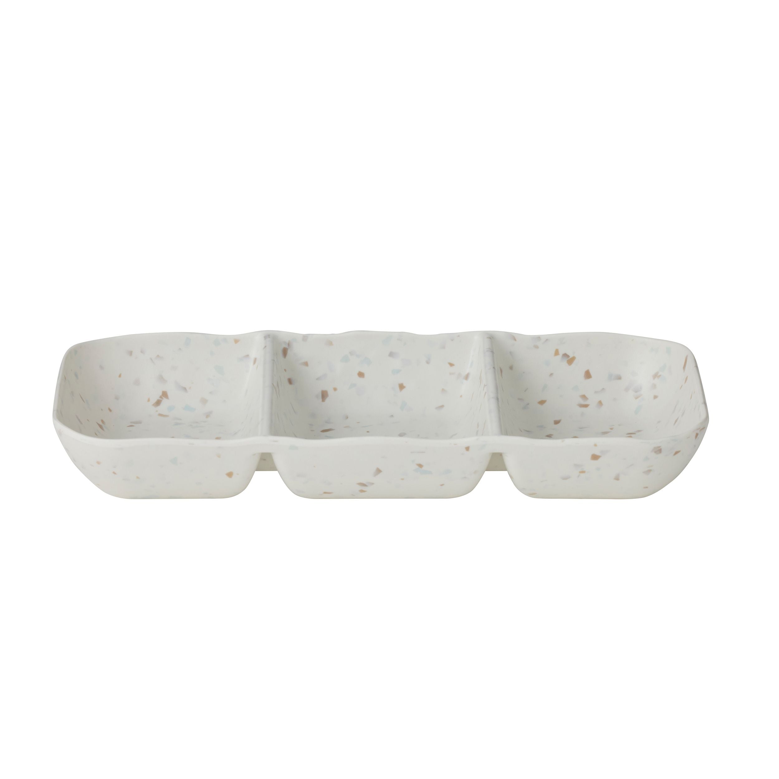 Assemble Tidal Terrazzo Mel 3-Div Platter